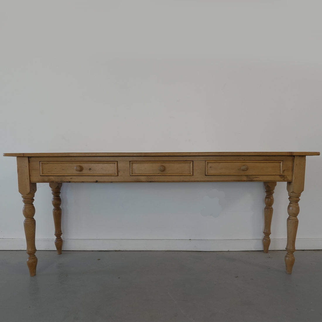 English Circa 1820 Pine Serving Table