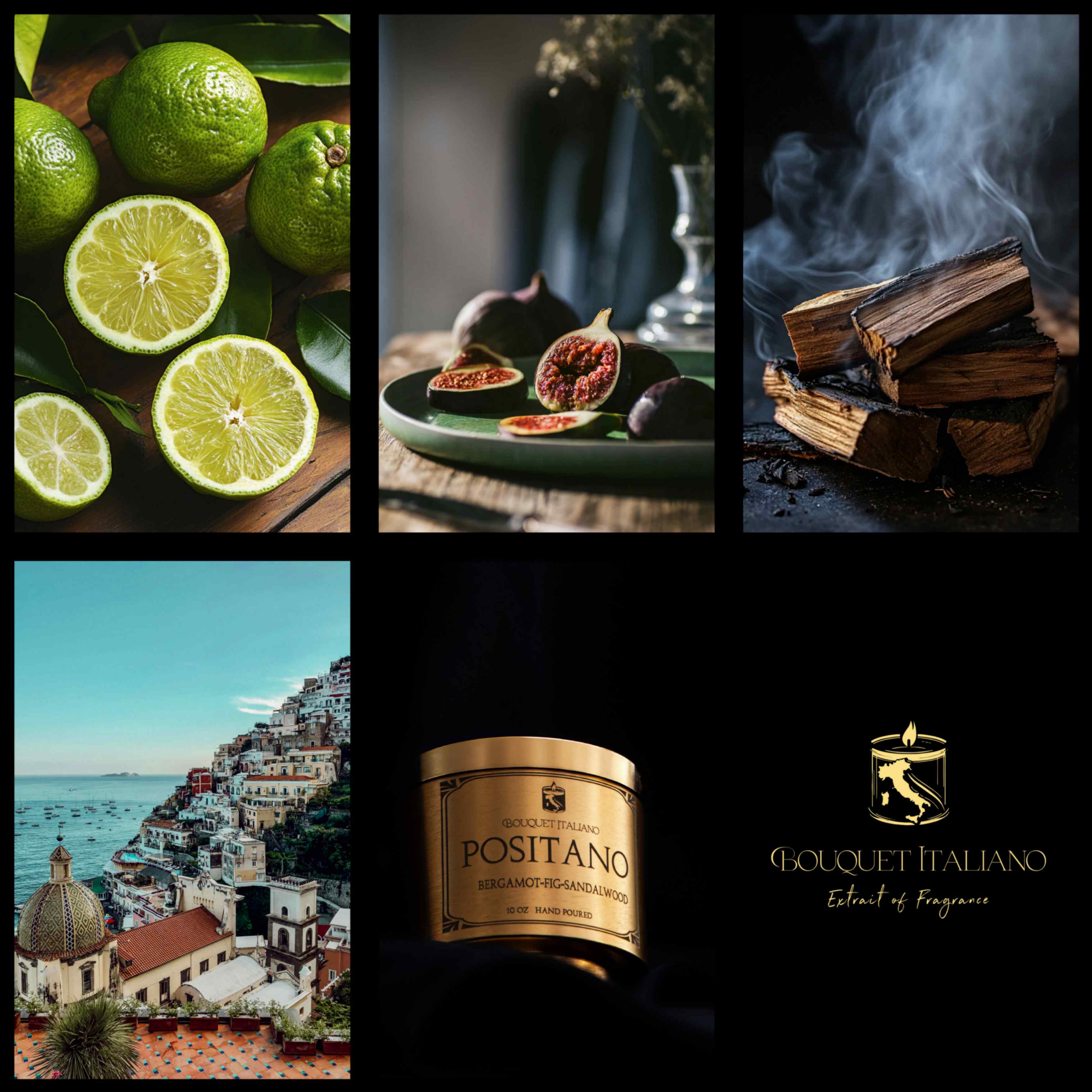 Positano Luxury Scented Candle – Italian-Inspired - Trouvaille Imports