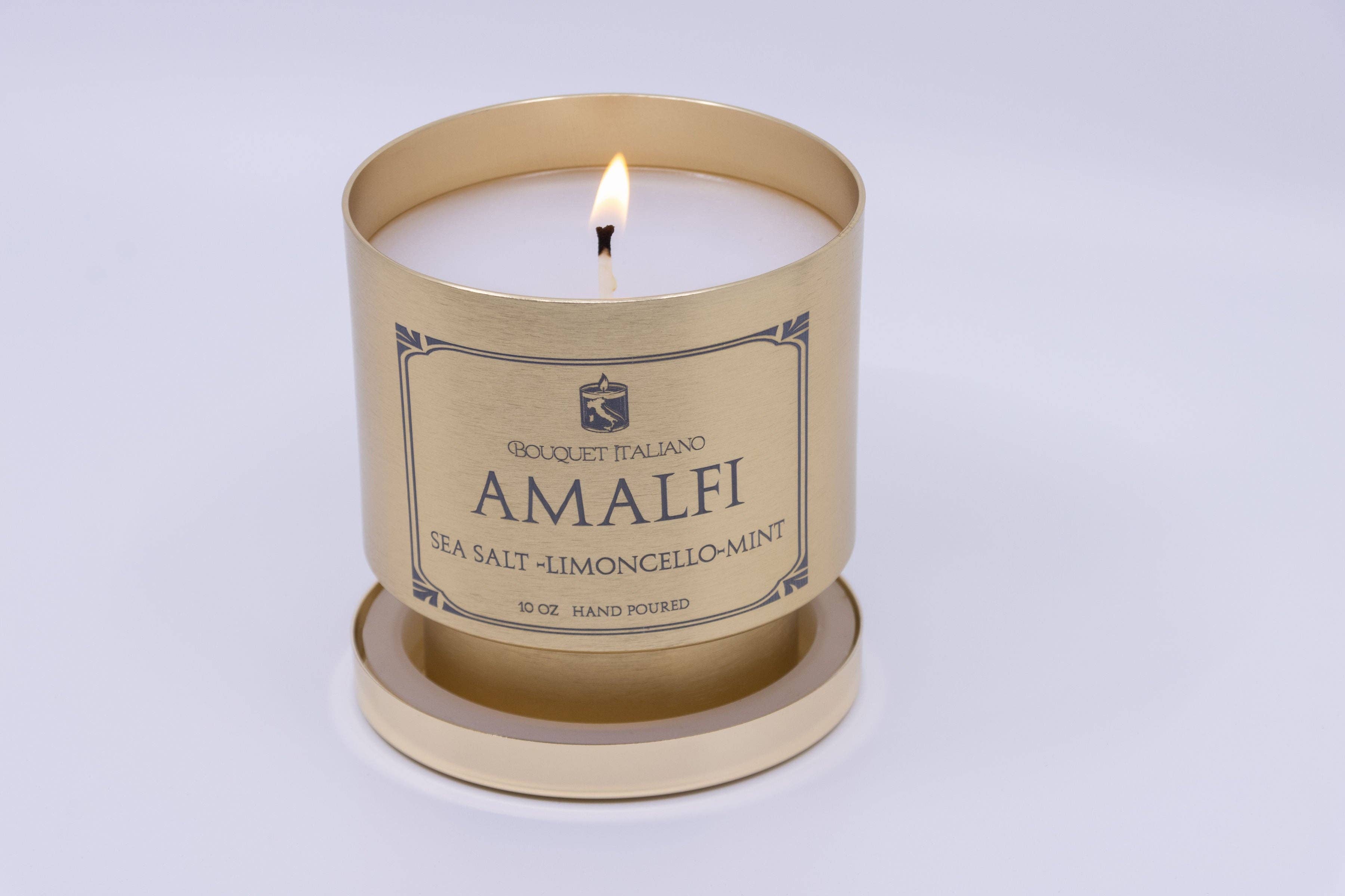 Amalfi Luxury Scented Candle – Italian Coastal Inspired - Trouvaille Imports