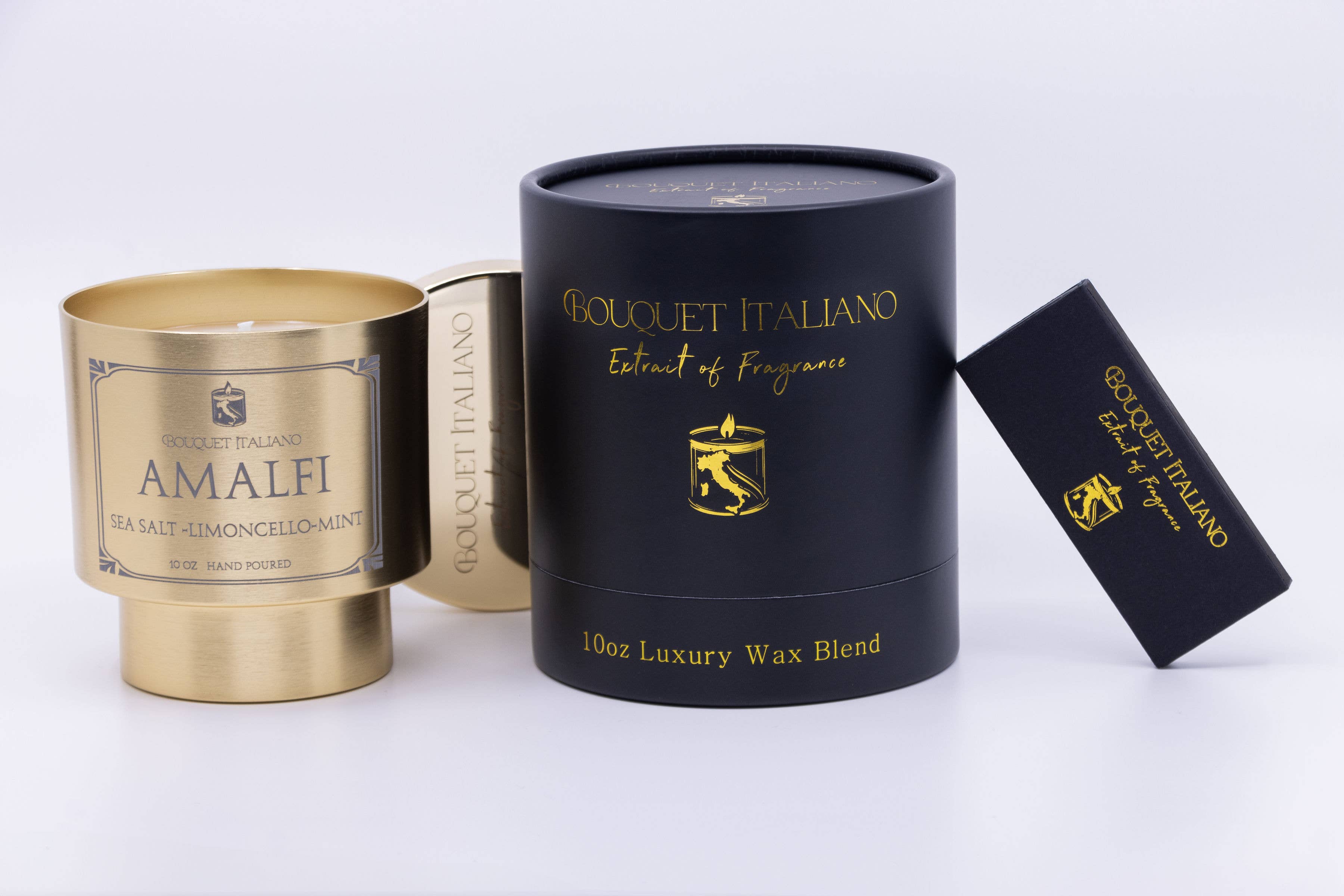 Amalfi Luxury Scented Candle – Italian Coastal Inspired - Trouvaille Imports