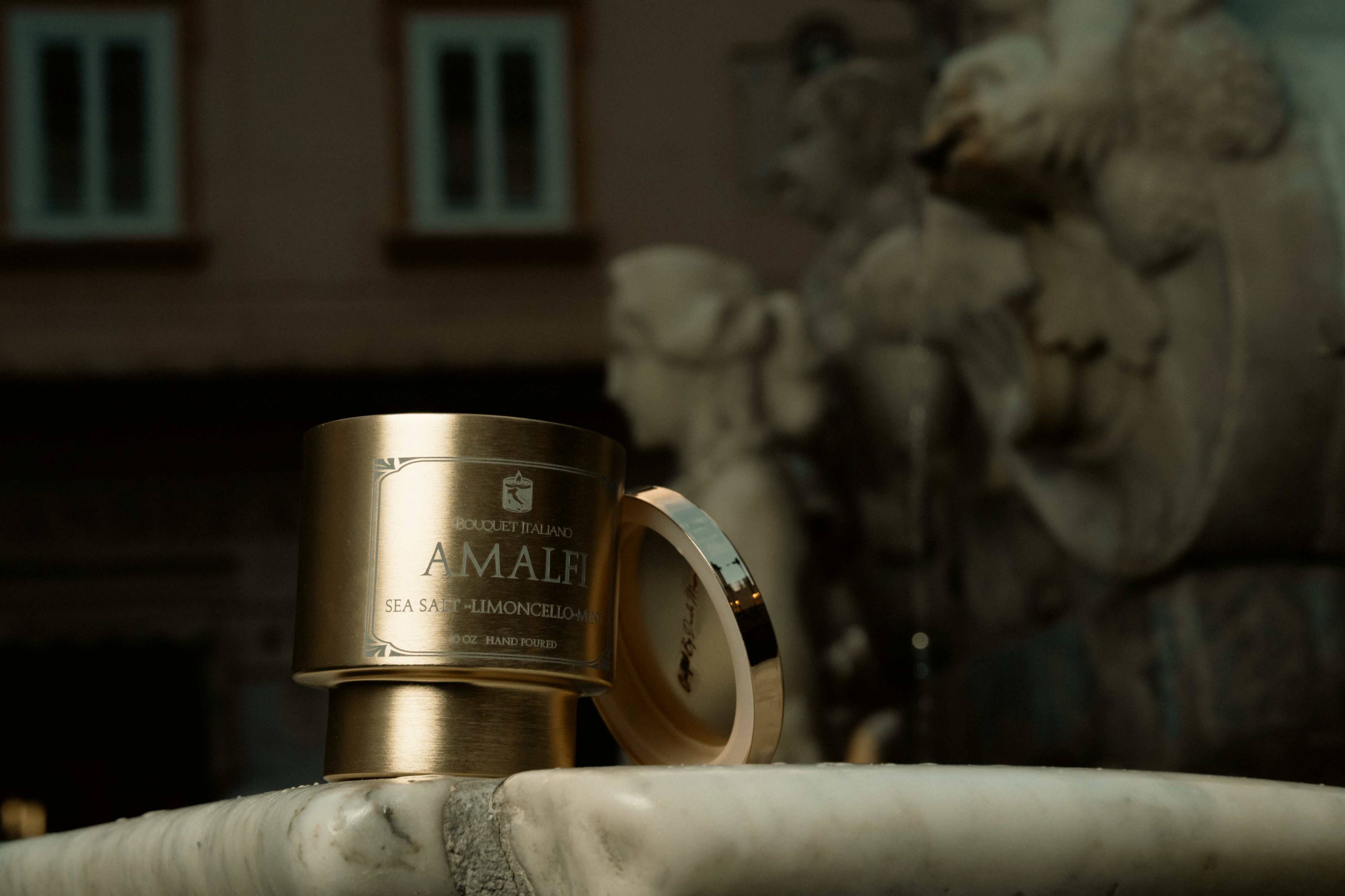 Amalfi Luxury Scented Candle – Italian Coastal Inspired - Trouvaille Imports