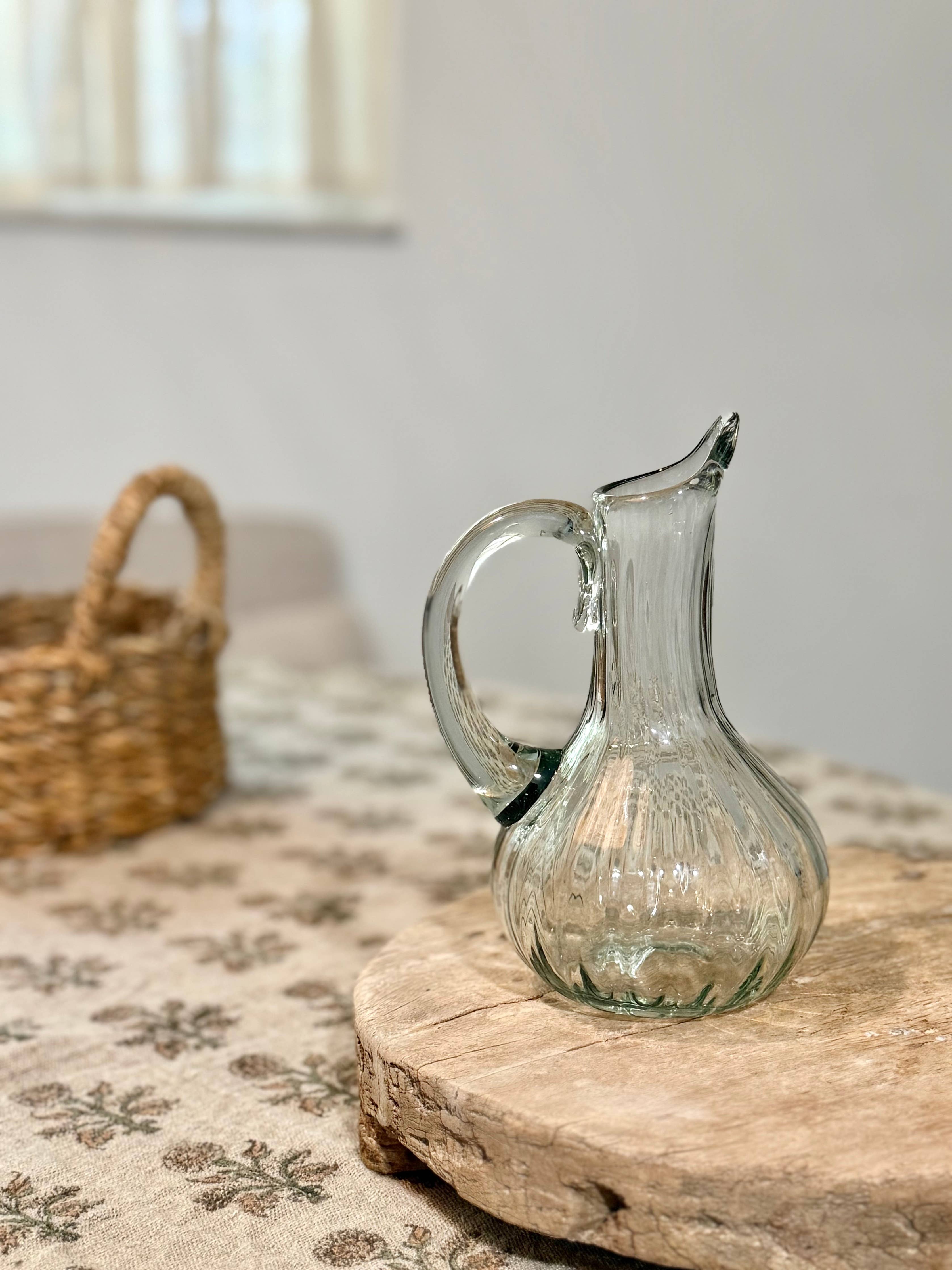 Handblown Glass Cruet - Trouvaille Imports