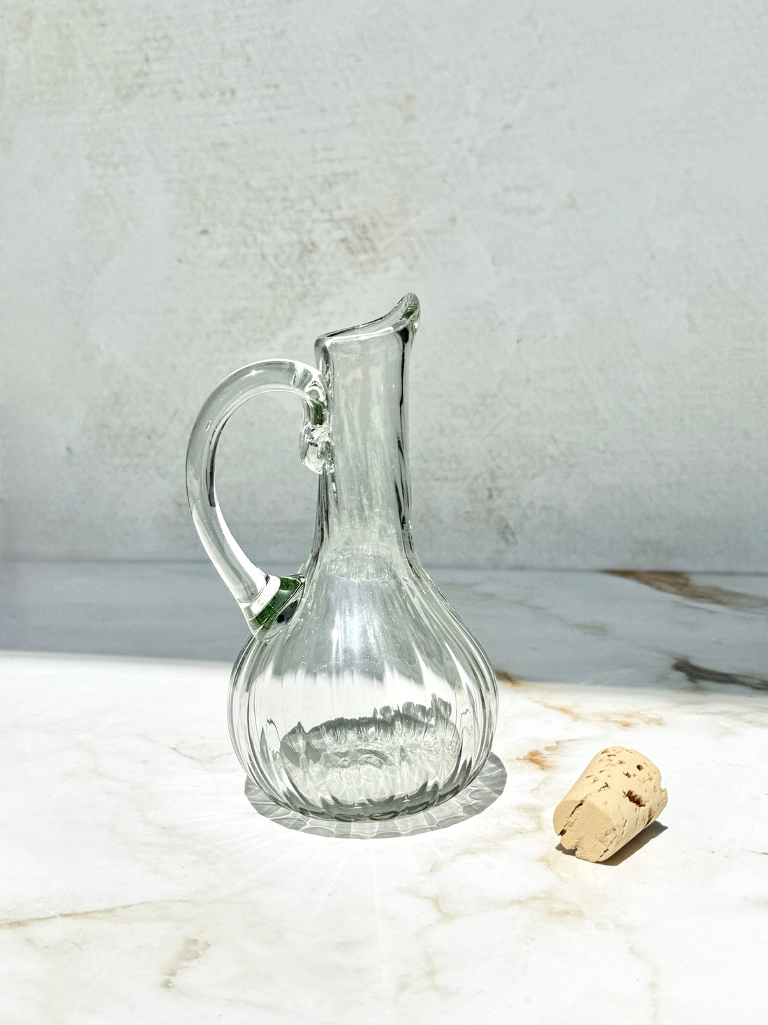 Handblown Glass Cruet - Trouvaille Imports
