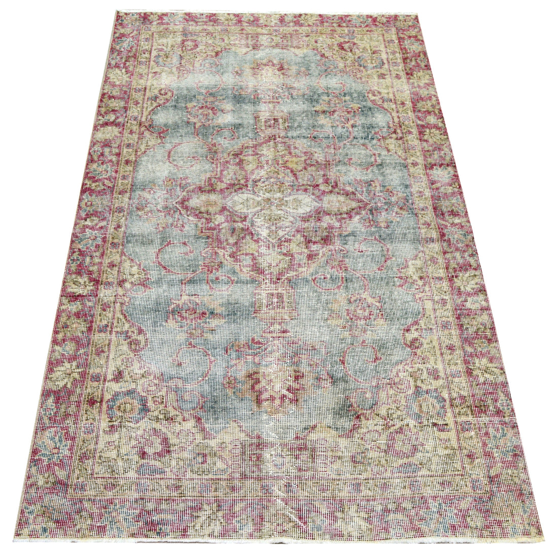 Turkish Rug – 3 ft 5” x 6 ft 4” - Trouvaille Imports