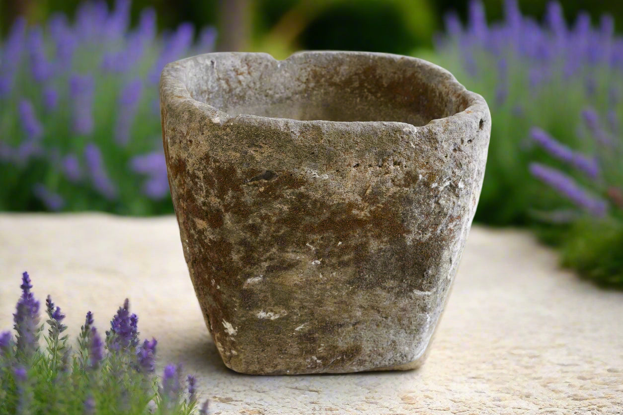 Antique Limestone Planter