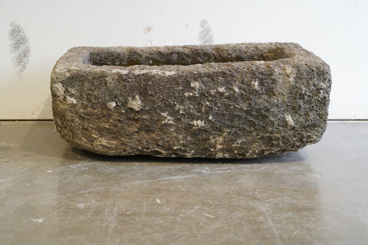 Antique Limestone Trough
Hand-carved character and aging on the exterior.