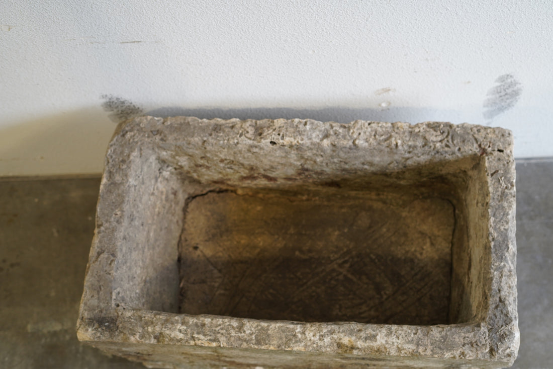 Top view of limestone