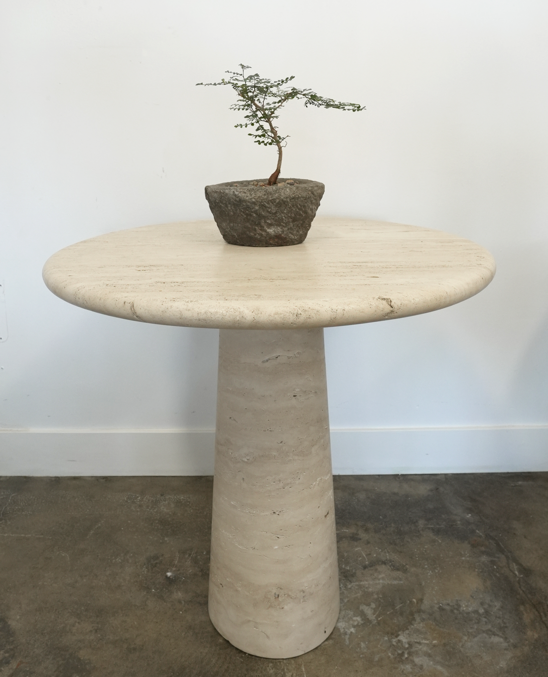 Bespoke Travertine Table - Trouvaille Imports