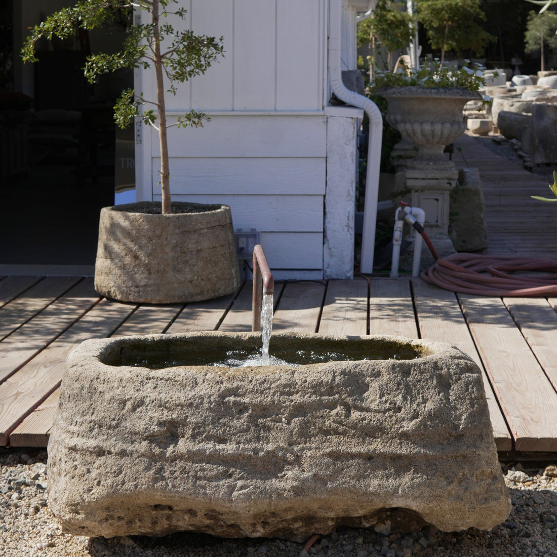 Antique Limestone Fountain - Trouvaille Imports