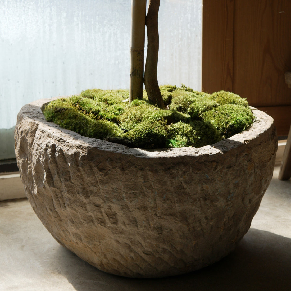 Antique Limestone Planter - Trouvaille Imports