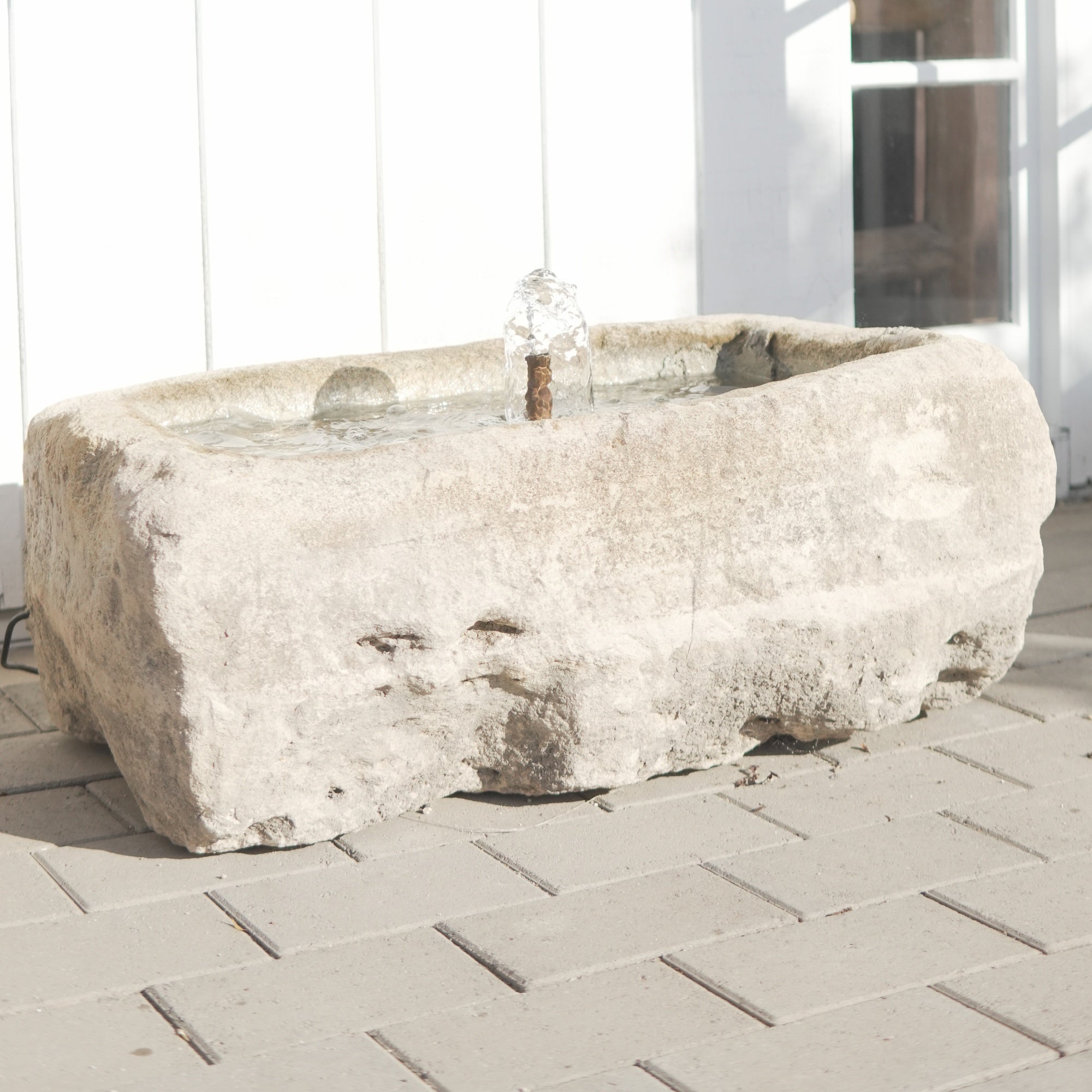 Antique Limestone Fountain - Trouvaille Imports
