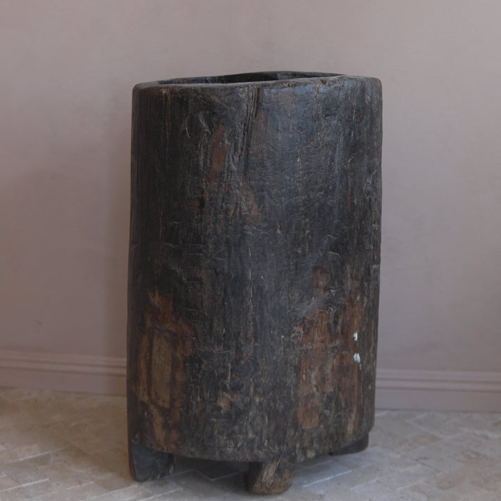 Antique Nagaland Wood Planter