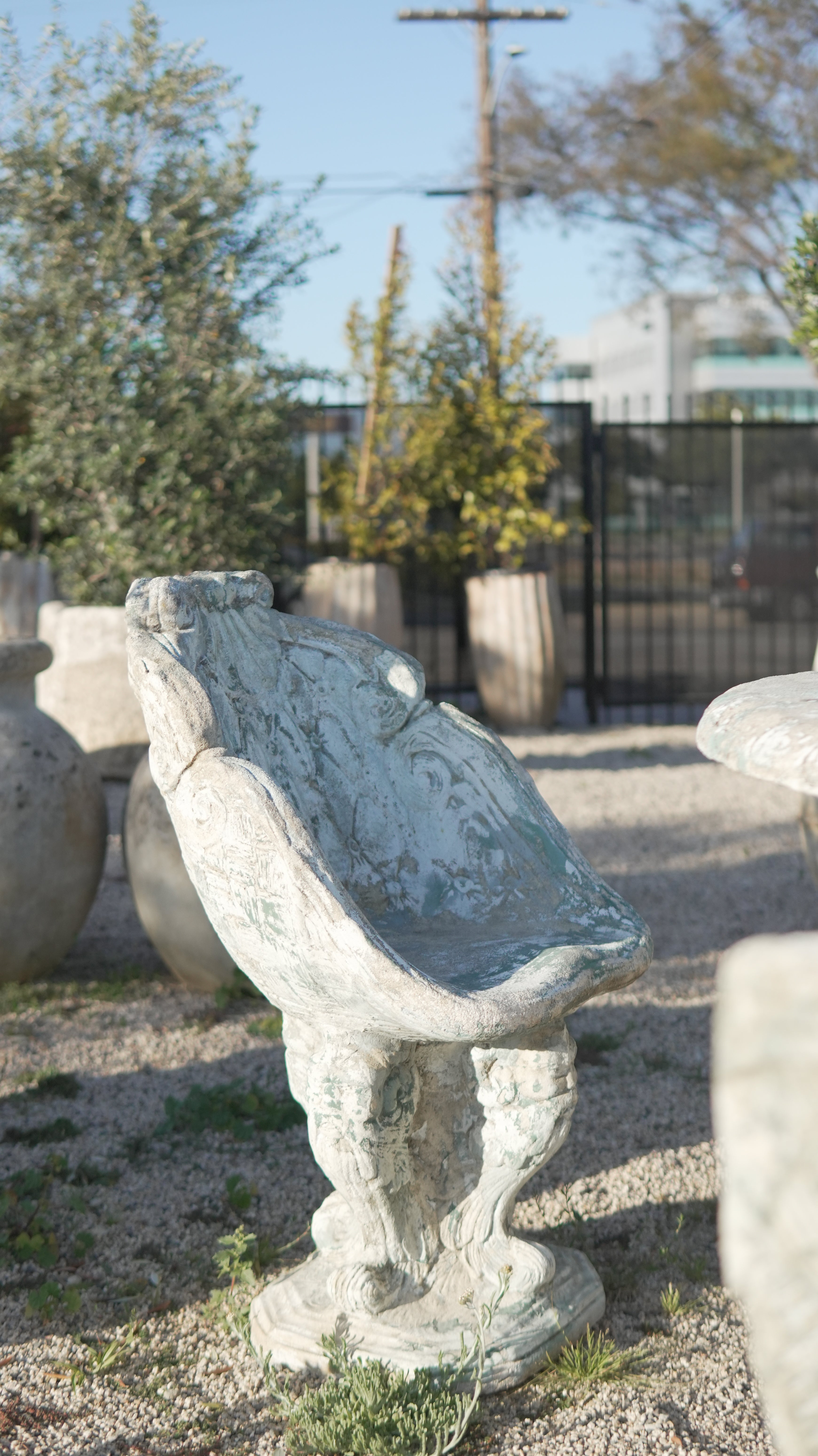 Antique French Stone Patio Set - Trouvaille Imports