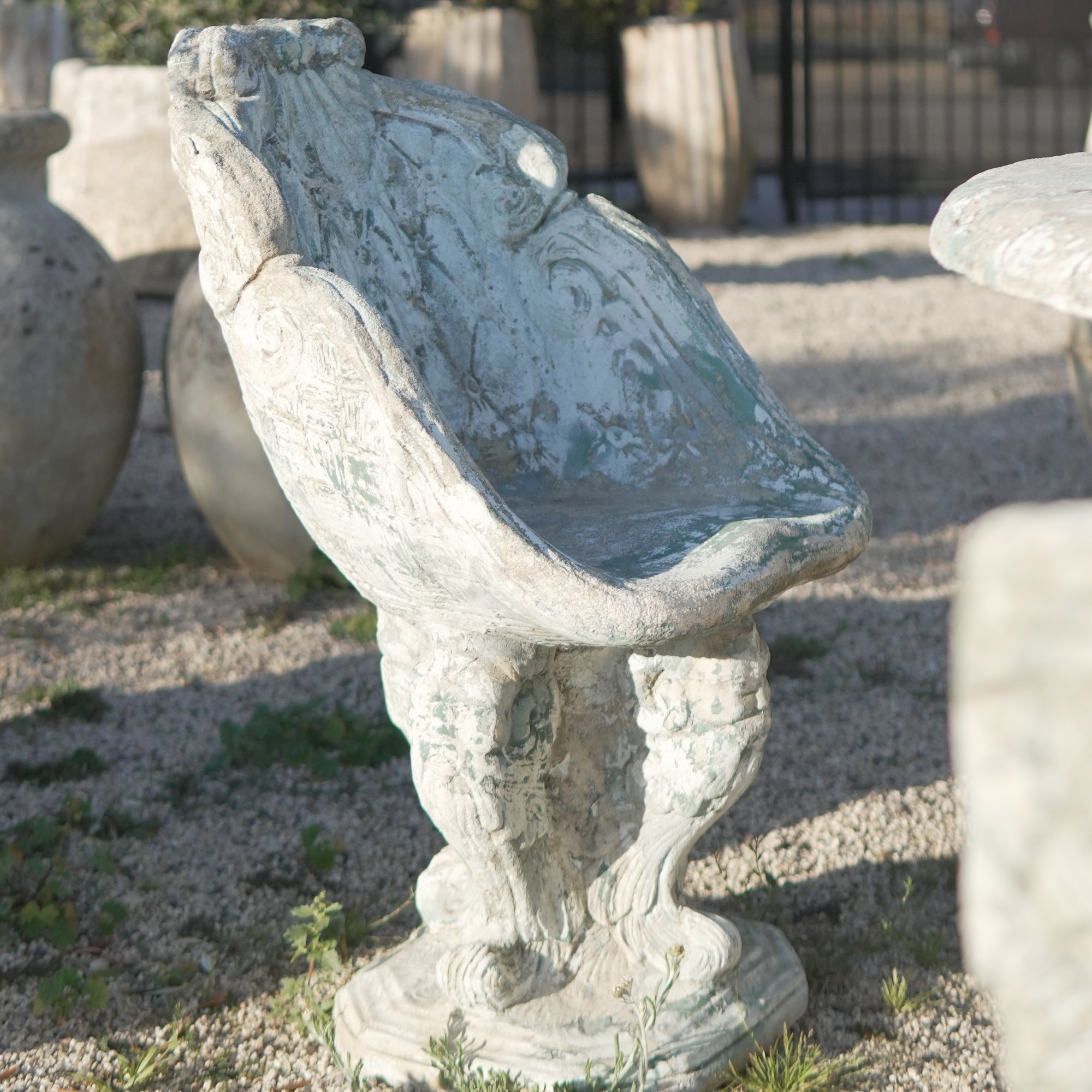 Antique French Stone Patio Set