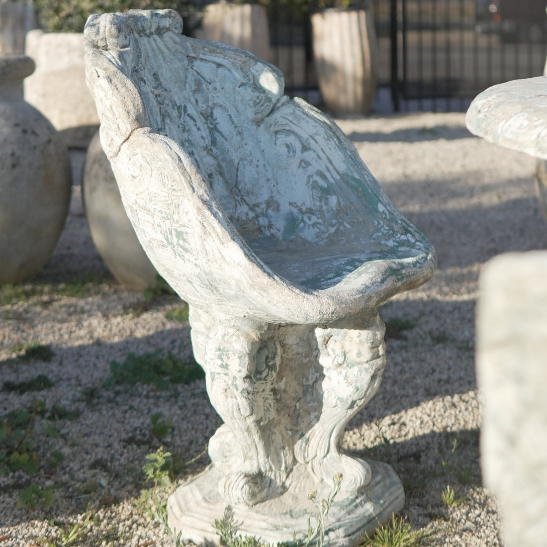 Antique French Stone Patio Set