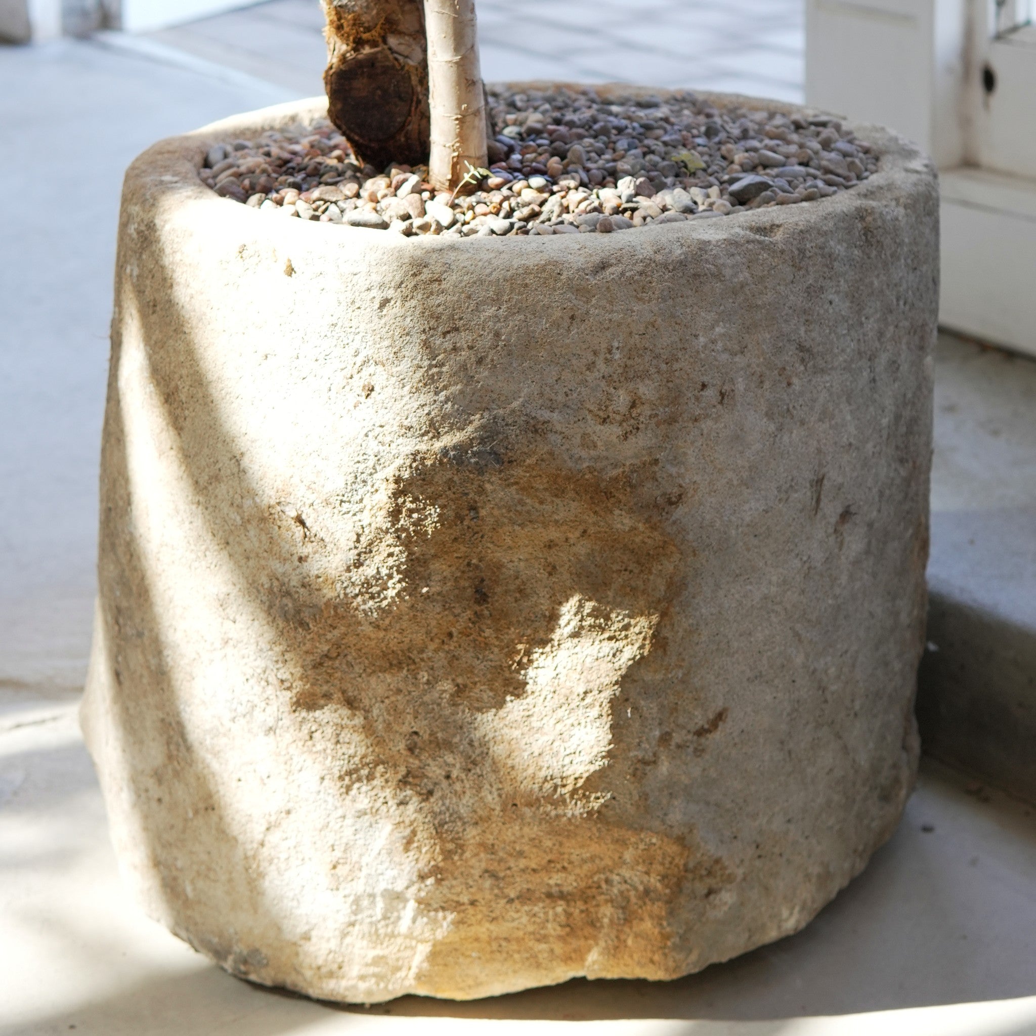 Antique Limestone Planter - Trouvaille Imports