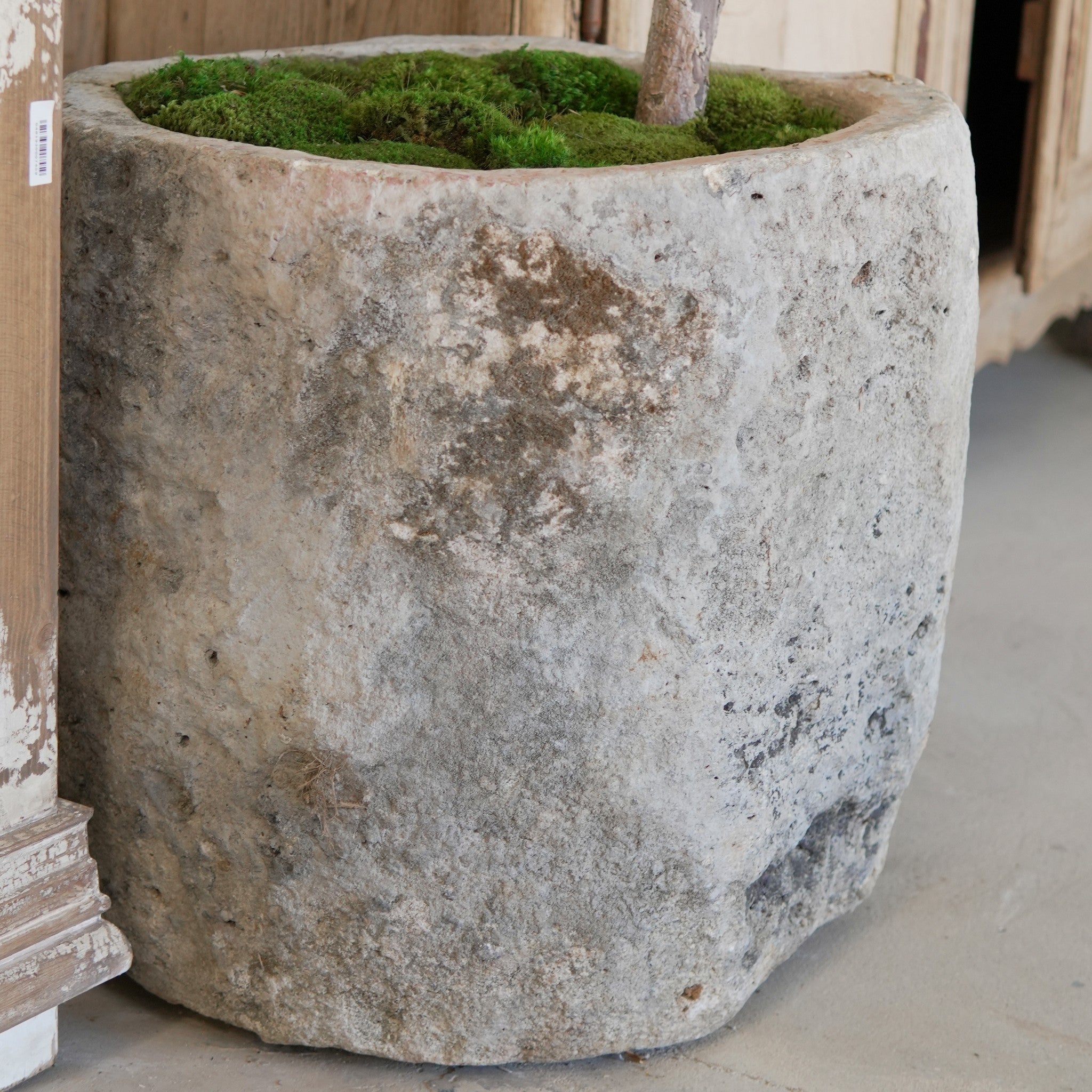 Antique Limestone Planter - Trouvaille Imports