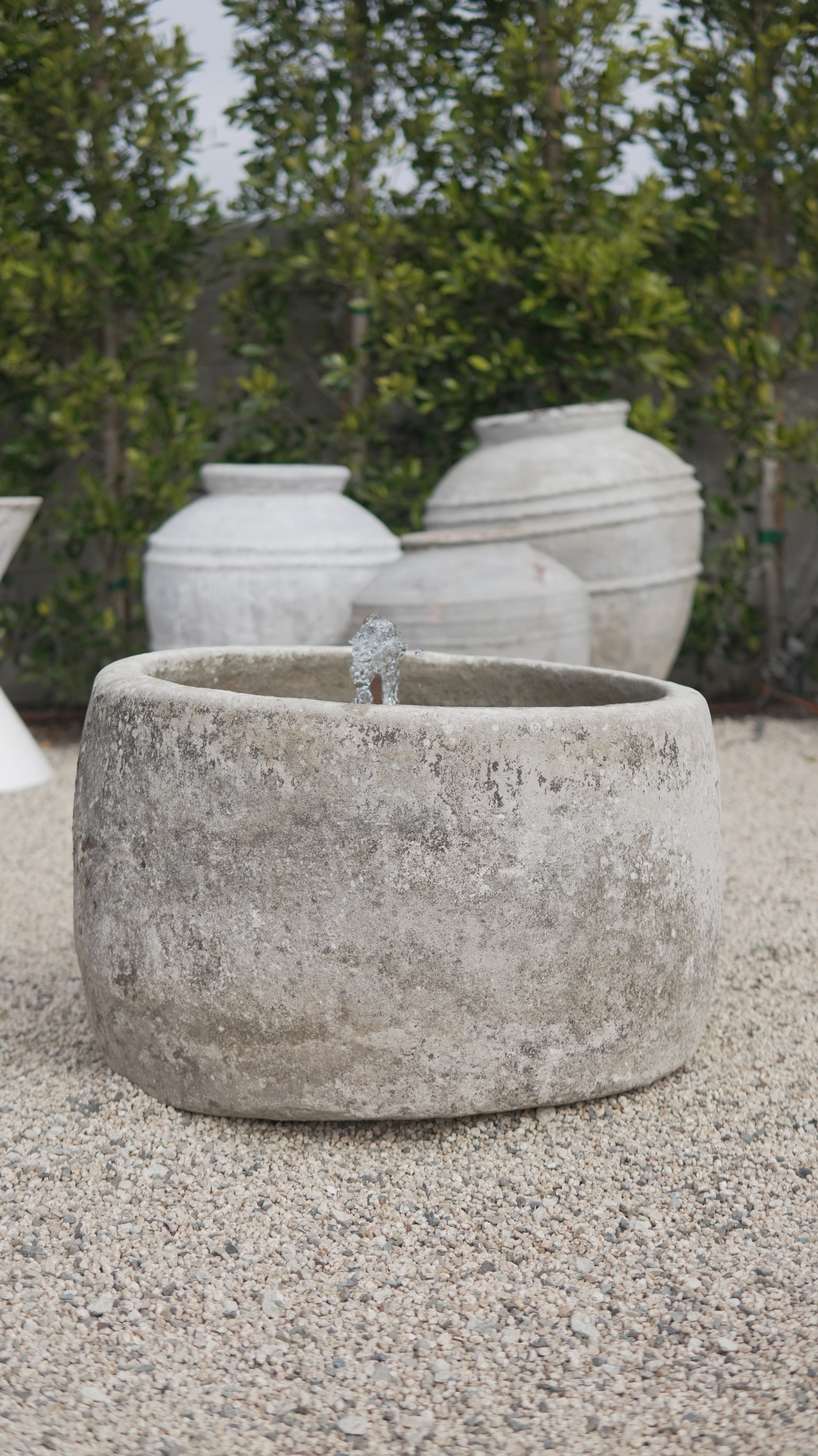 Vintage Limestone Fountain