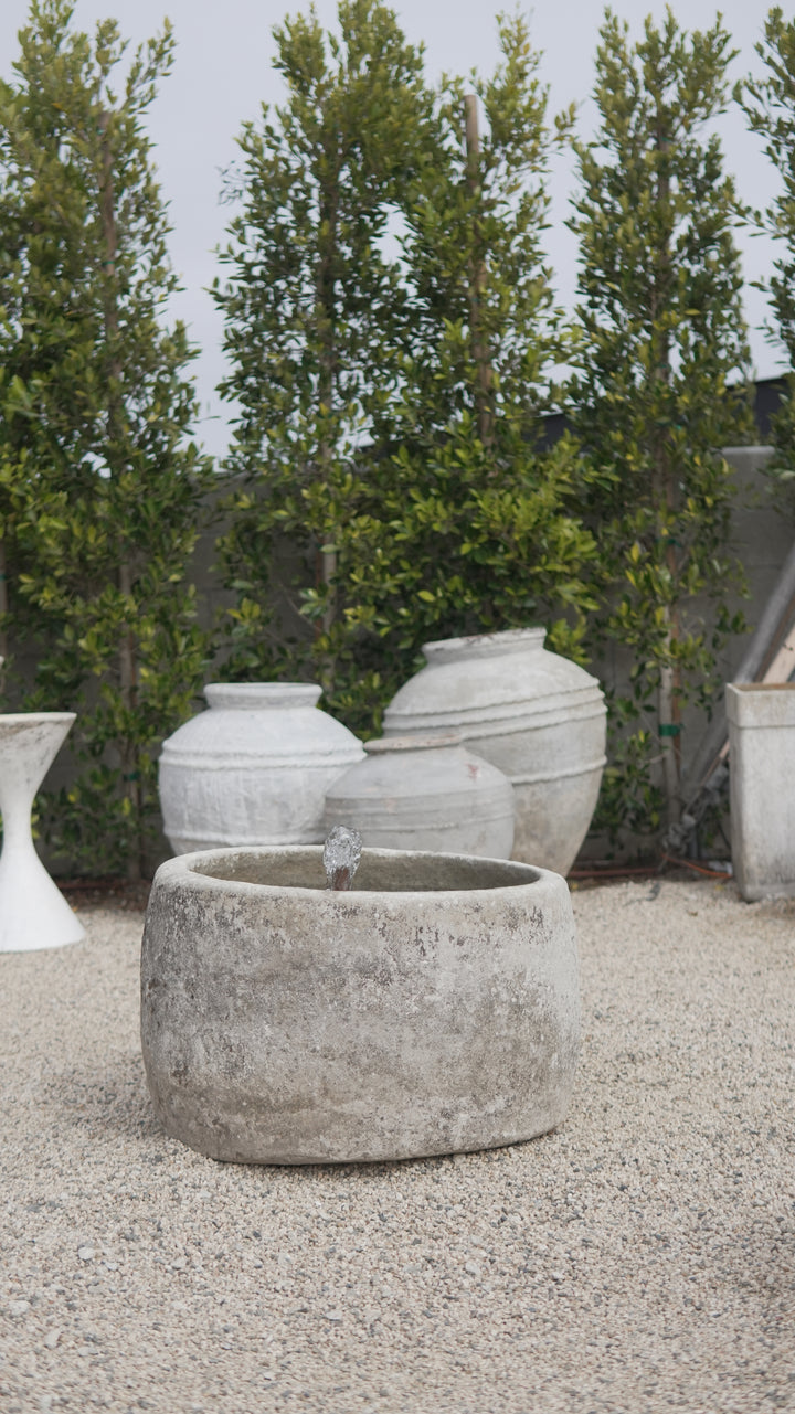 Vintage Limestone Fountain