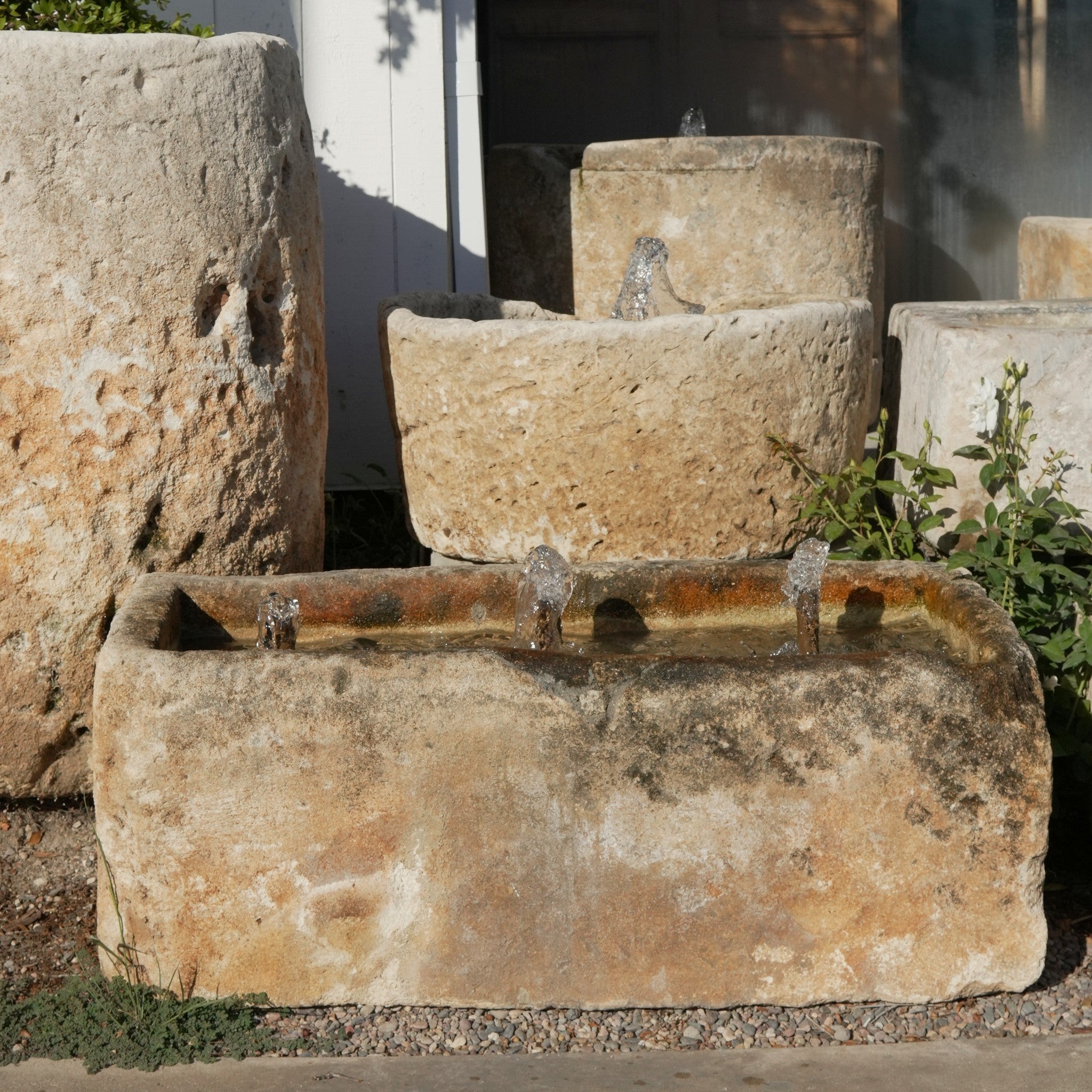 Antique Limestone Fountain - Trouvaille Imports