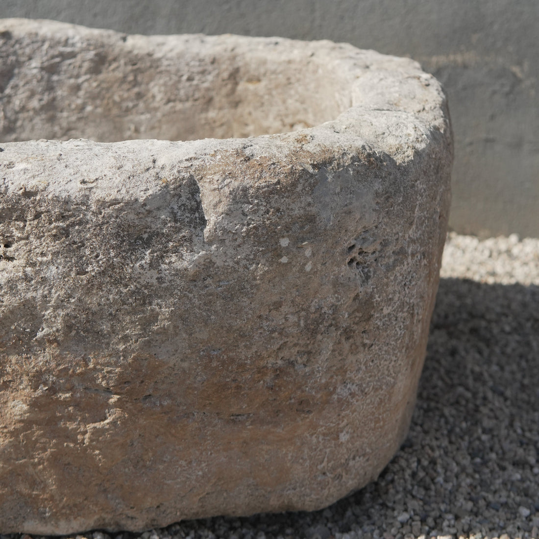 Vintage Limestone Trough (33 × 28 × 14 in)