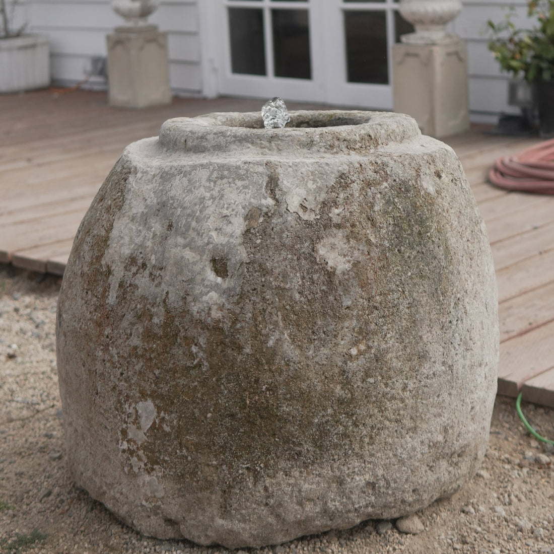 Antique Limestone Fountain - Trouvaille Imports
