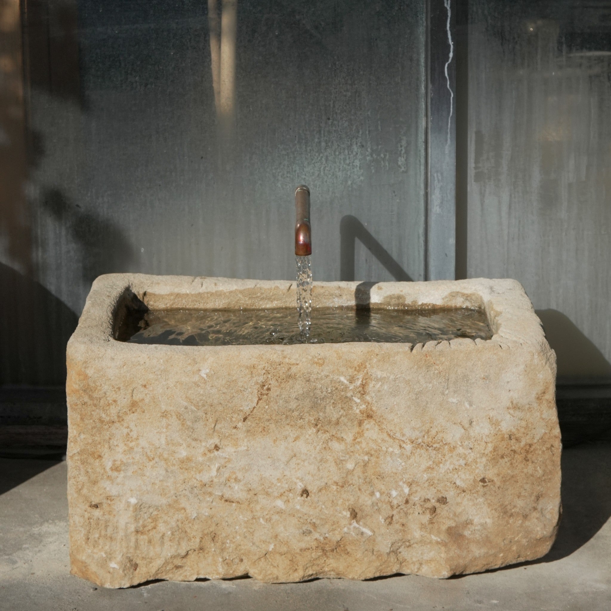 Antique Limestone Fountain - Trouvaille Imports