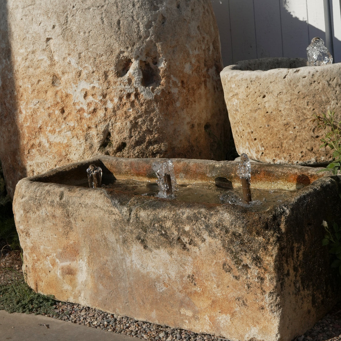 Antique Limestone Fountain - Trouvaille Imports