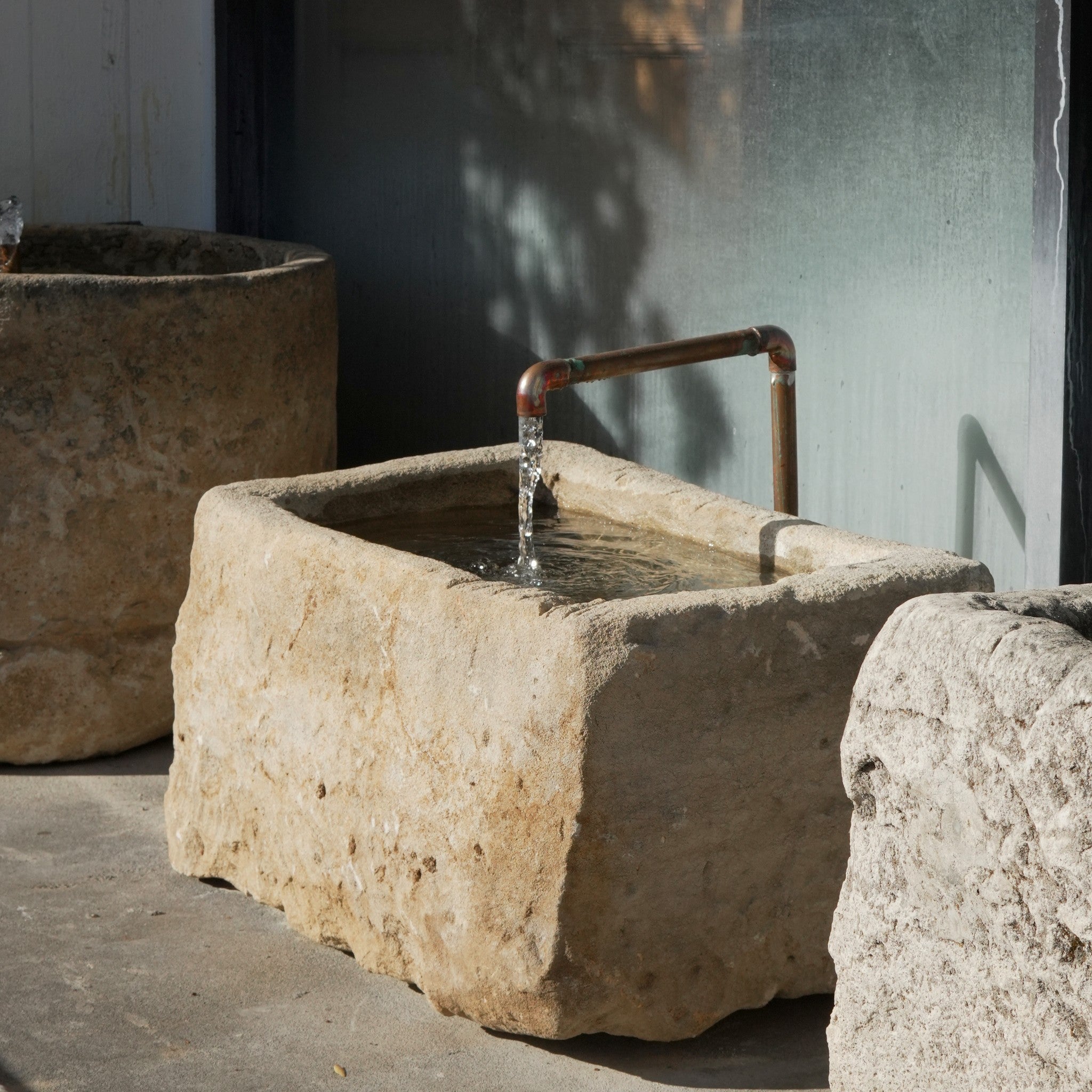 Antique Limestone Fountain - Trouvaille Imports