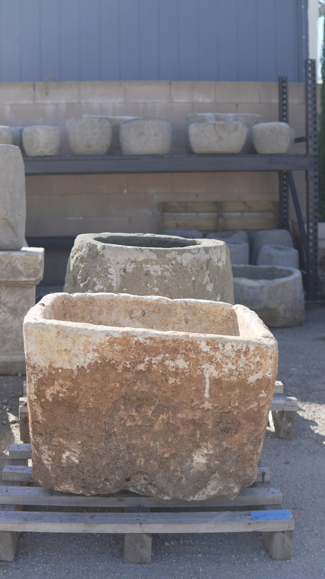 Antique Limestone Trough - Trouvaille Imports