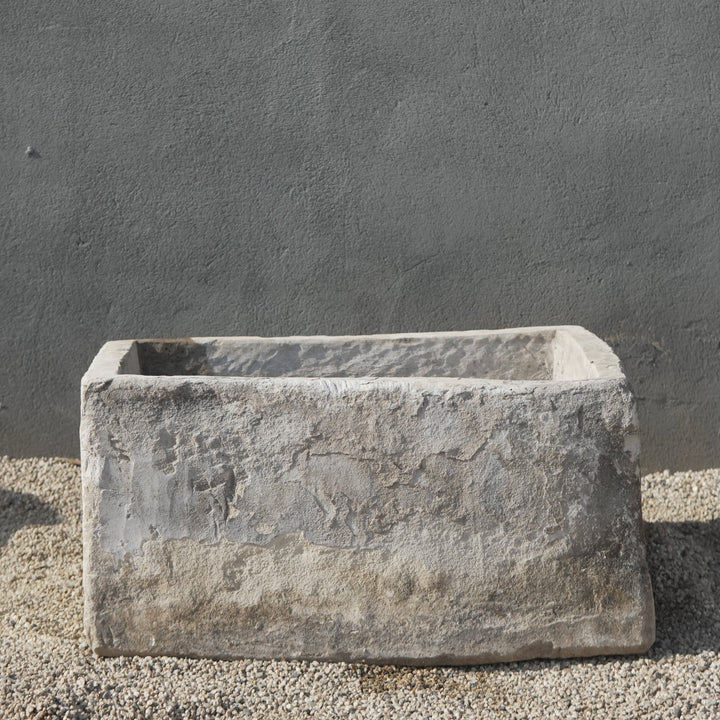 Vintage Limestone Rectangle - 31 Length x 21 Width x 16 Height