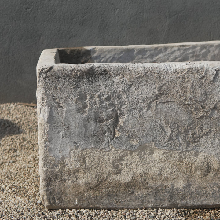 Vintage Limestone Rectangle - 31 Length x 21 Width x 16 Height