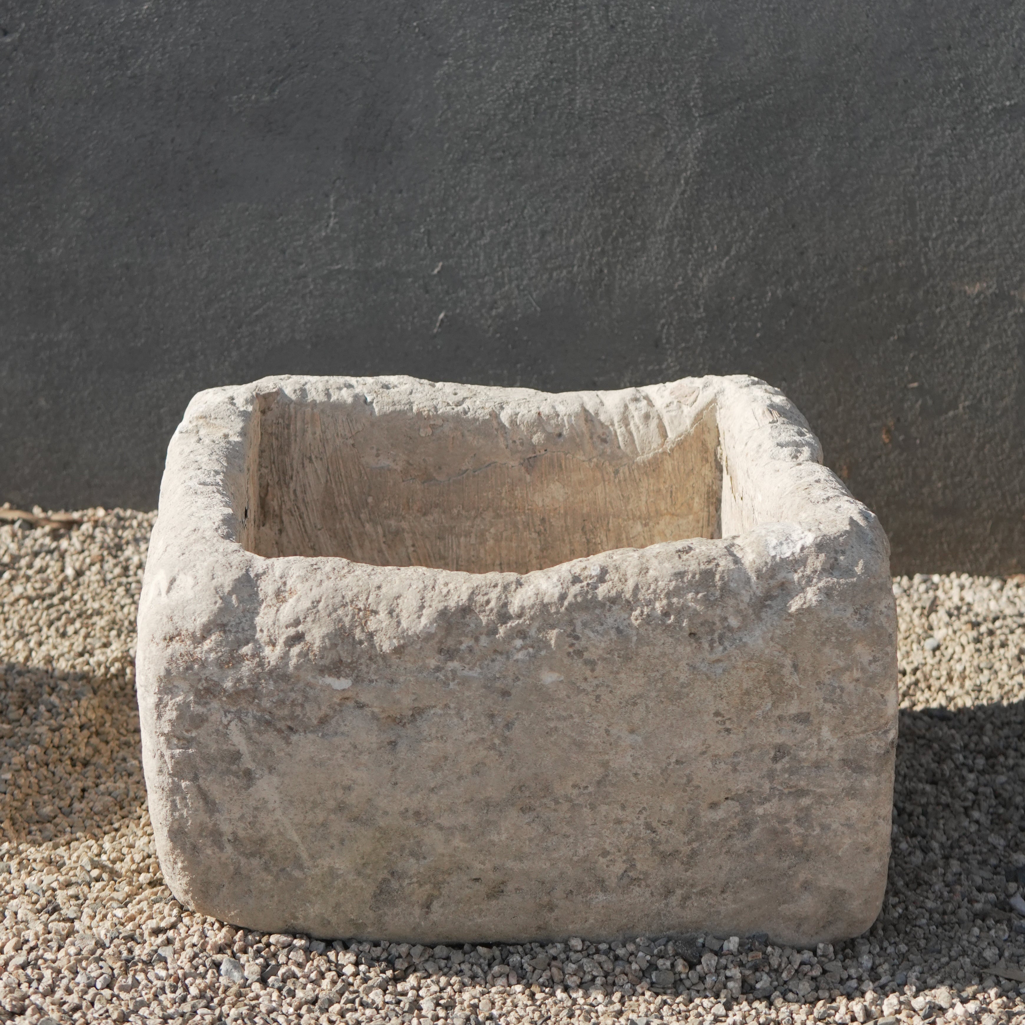 Vintage Limestone Rectangle (17 × 17 × 11 in)