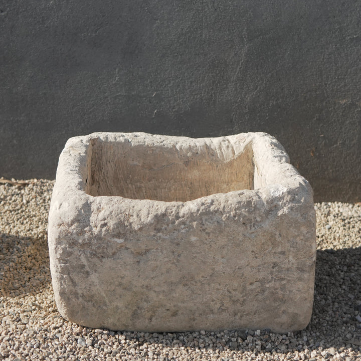 Vintage Limestone Rectangle - 17 Length x 17 Width x 11 Height