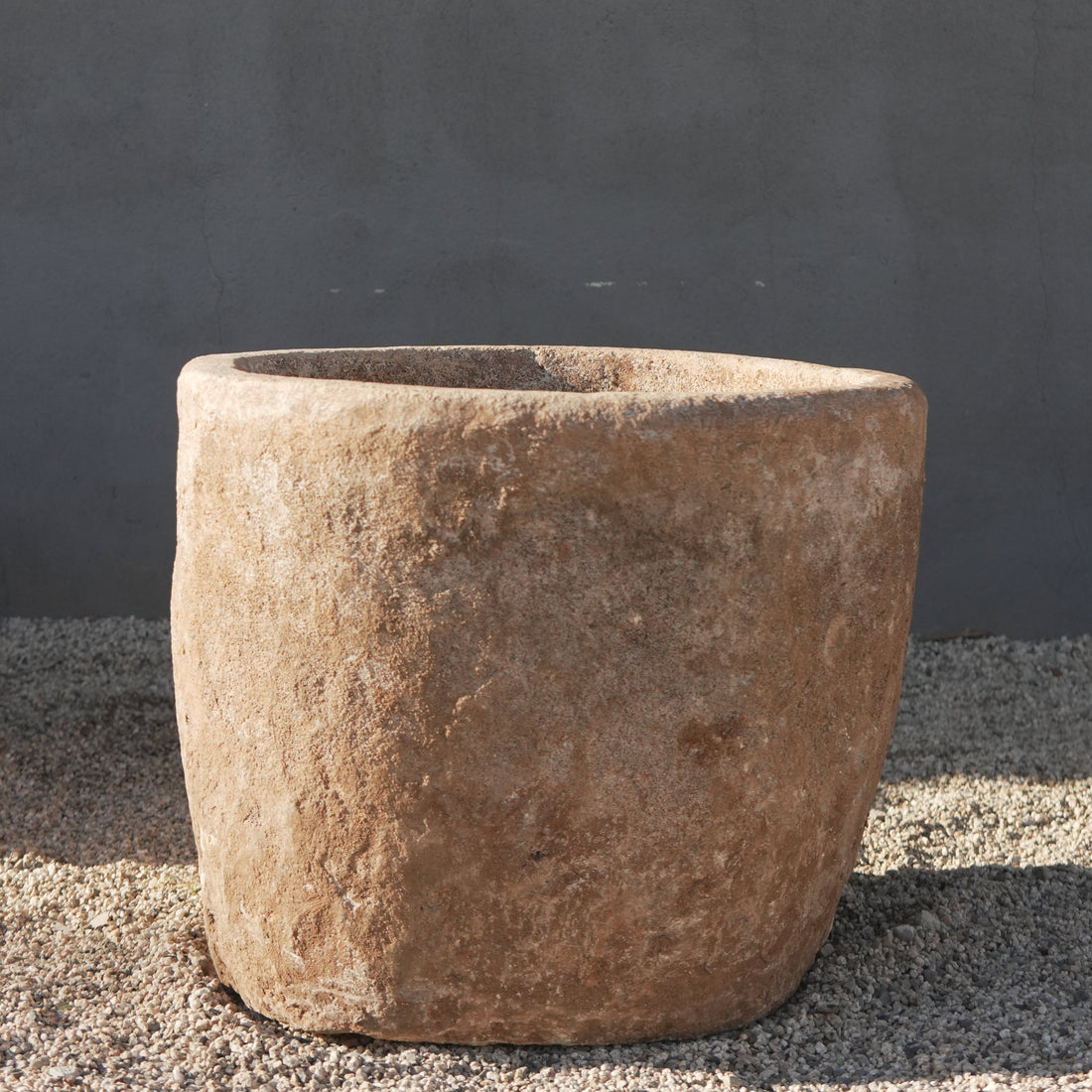 Vintage Limestone Trough Round - Trouvaille Imports