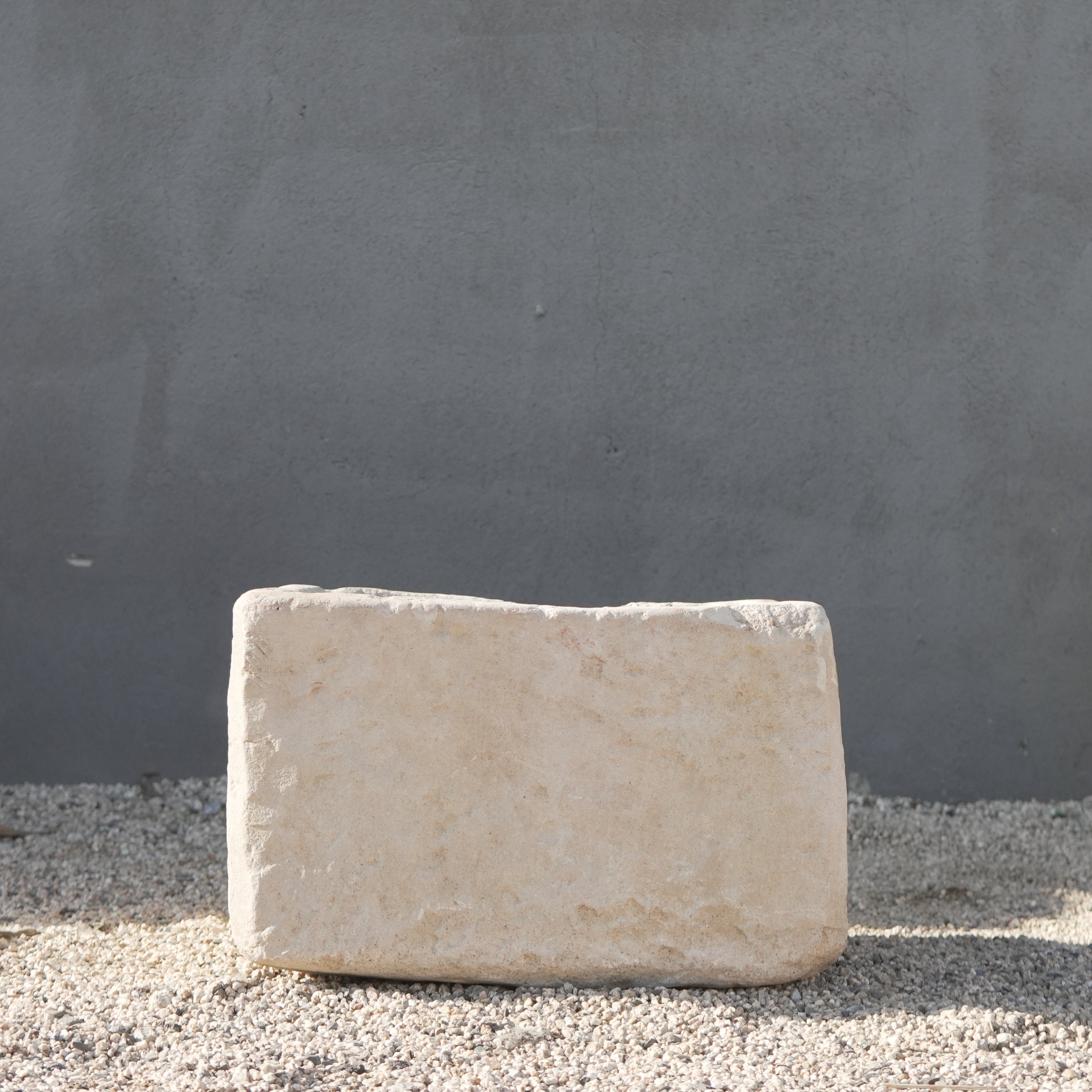 Vintage Limestone Rectangle - 19 Length x 16 Width x 12 Height