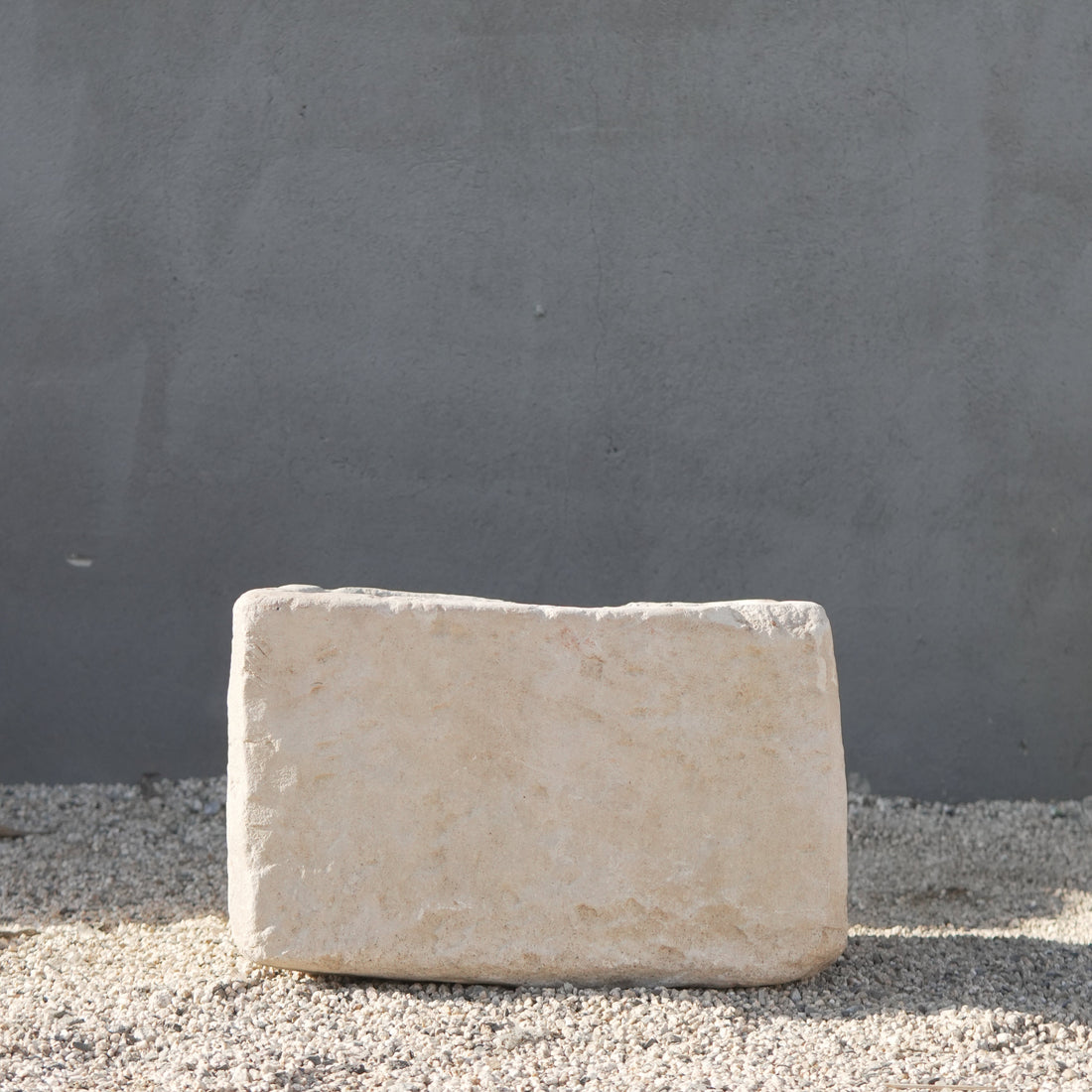 Vintage Limestone Rectangle - 19 Length x 16 Width x 12 Height