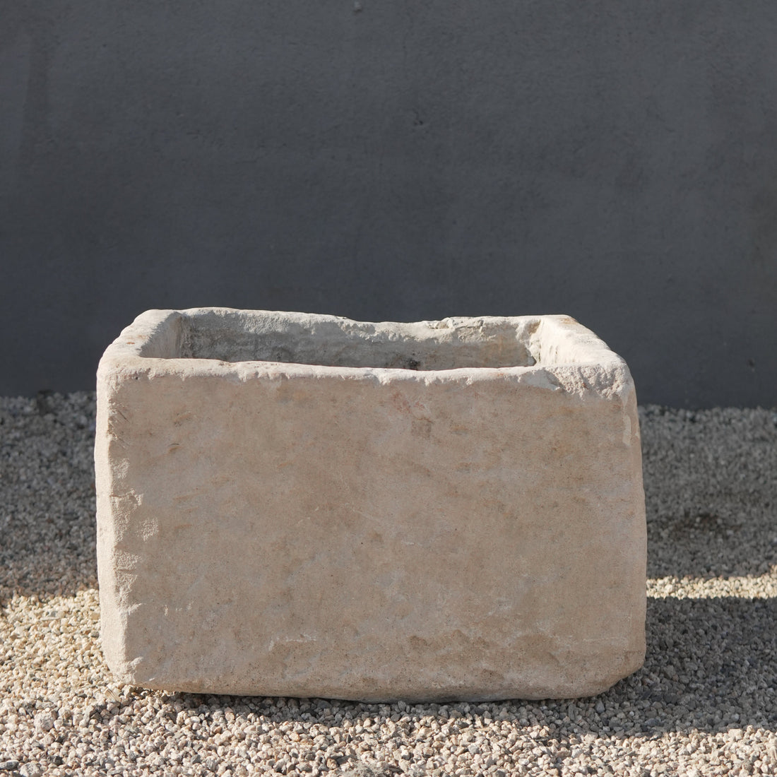 Vintage Limestone Rectangle - 19 Length x 16 Width x 12 Height