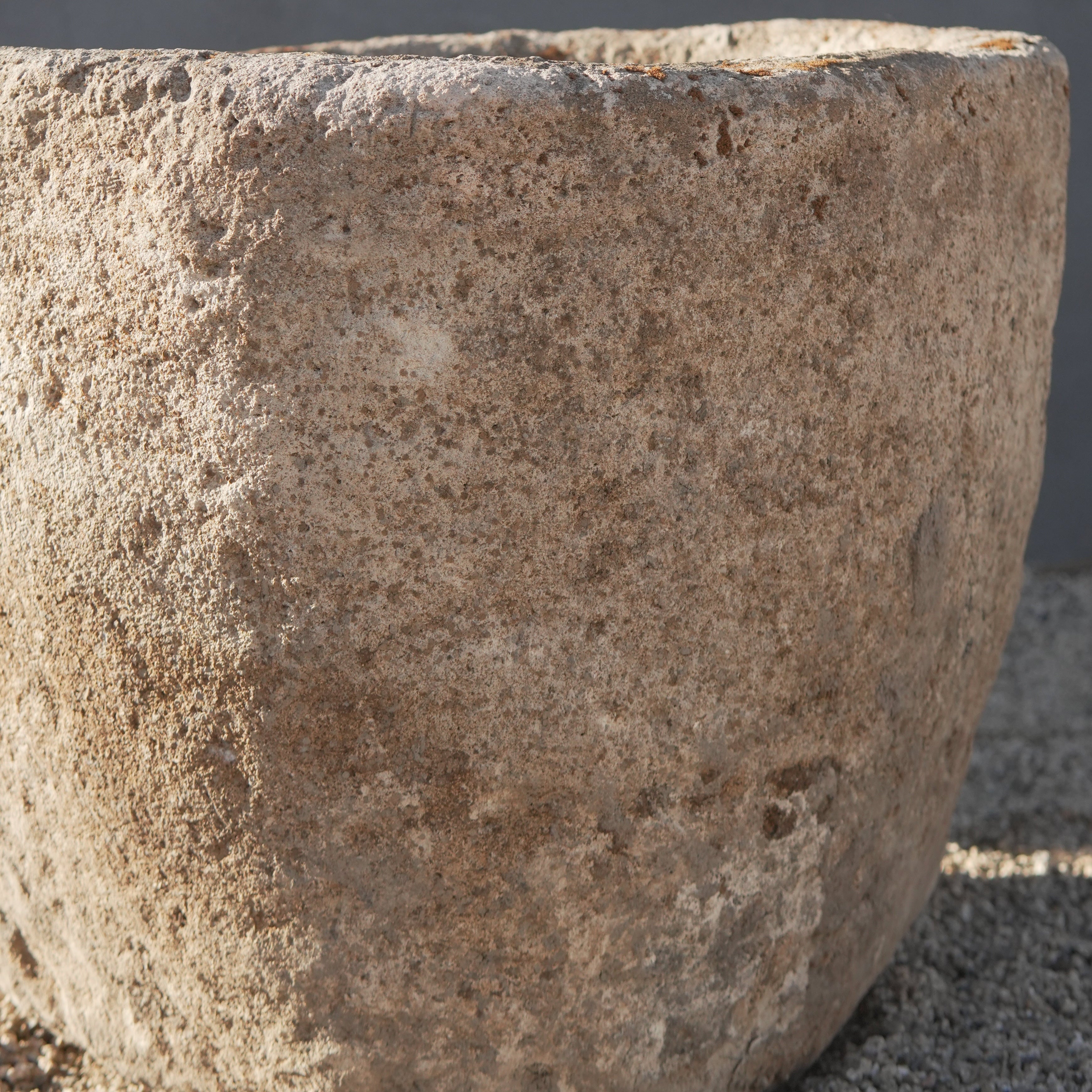 Vintage Limestone Round Trough - Trouvaille Imports