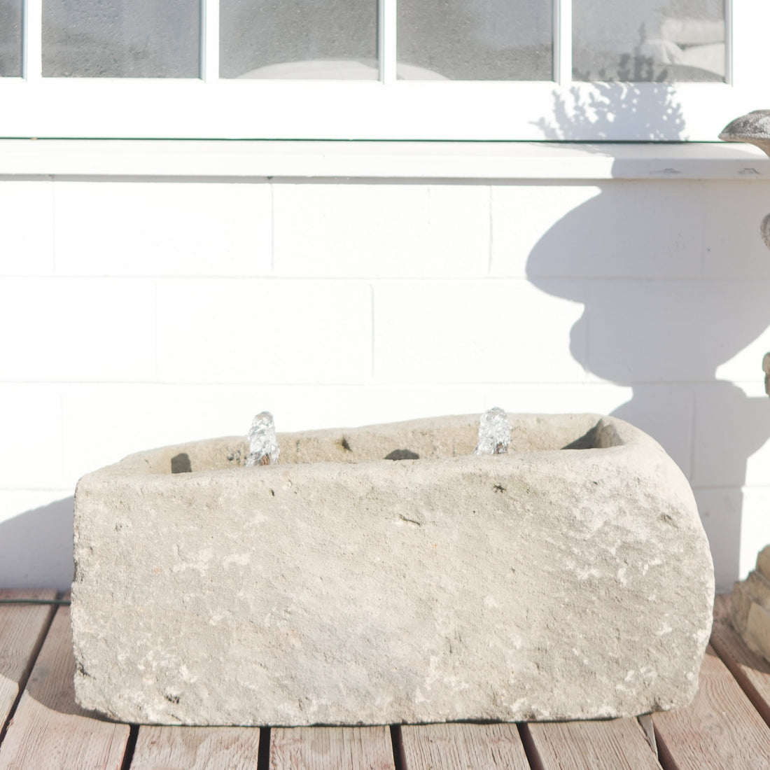 Vintage Limestone Fountain