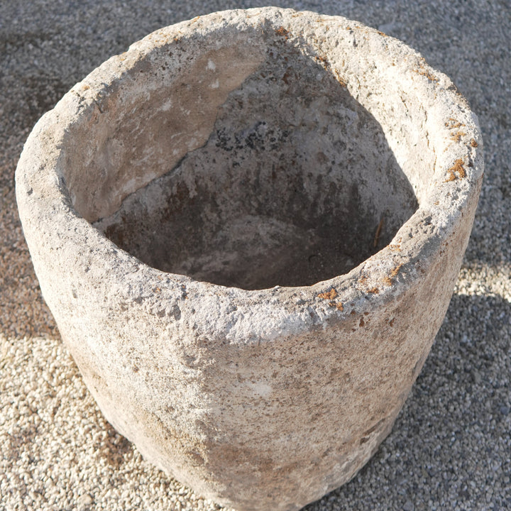 Vintage Limestone Round Trough - Trouvaille Imports