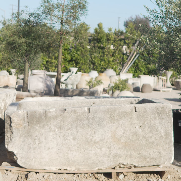 Rare Extra Large Antique Limestone Trough