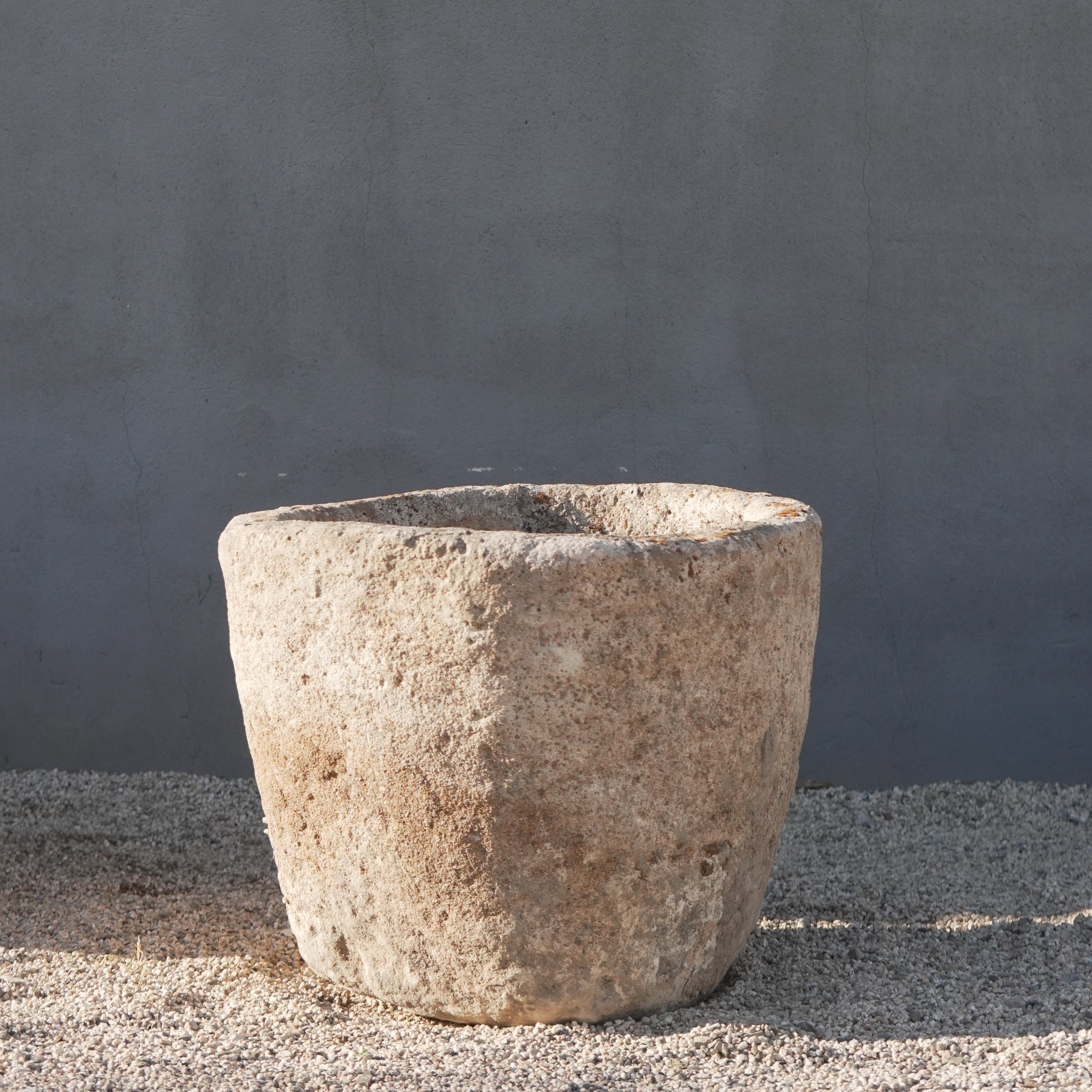 Vintage Limestone Round Trough - Trouvaille Imports