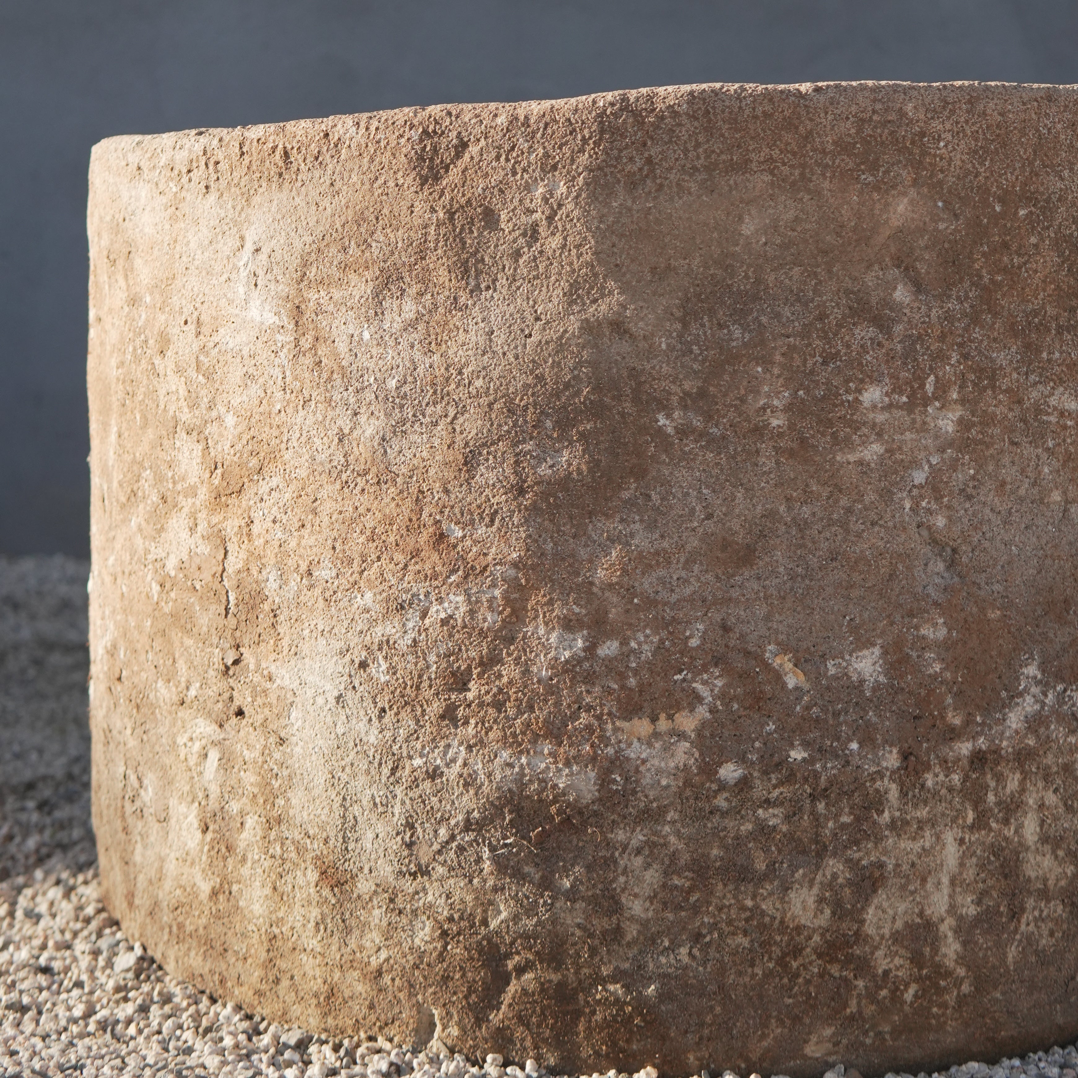 Vintage Limestone Round Trough - Trouvaille Imports