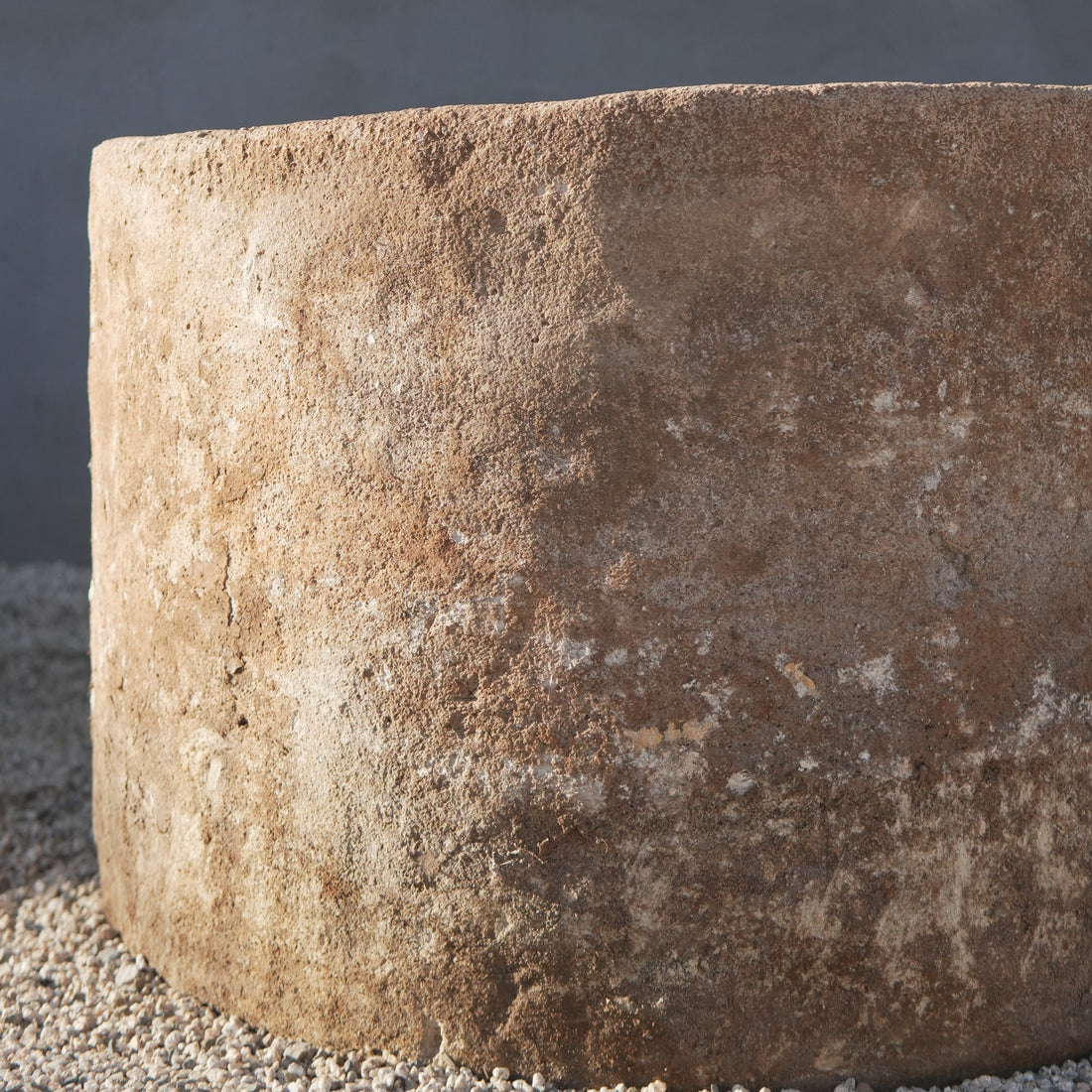 Vintage Limestone Round Trough - Trouvaille Imports