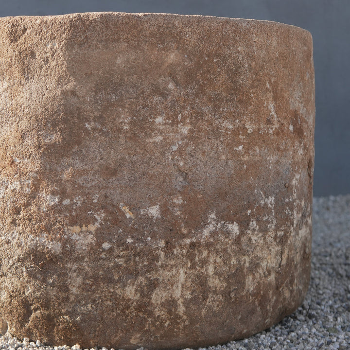Vintage Limestone Round Trough - Trouvaille Imports