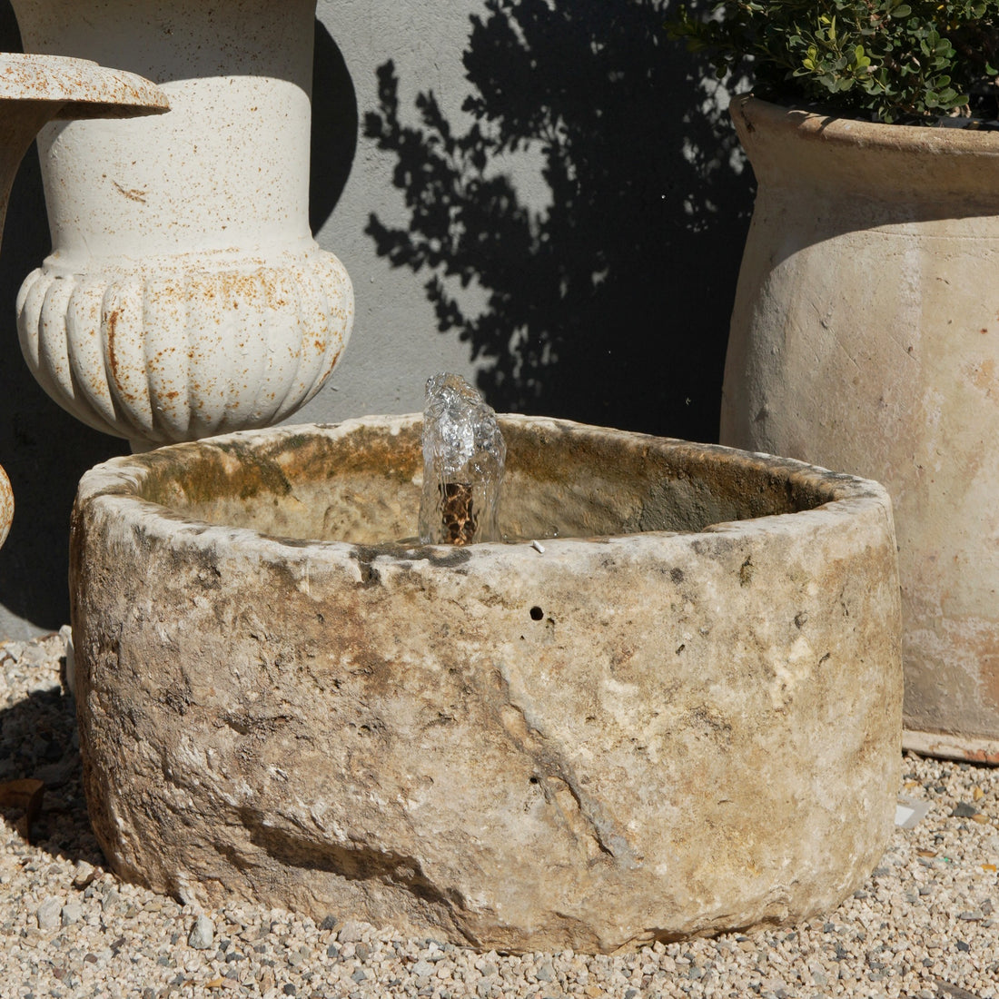 Antique Limestone Fountain - Trouvaille Imports
