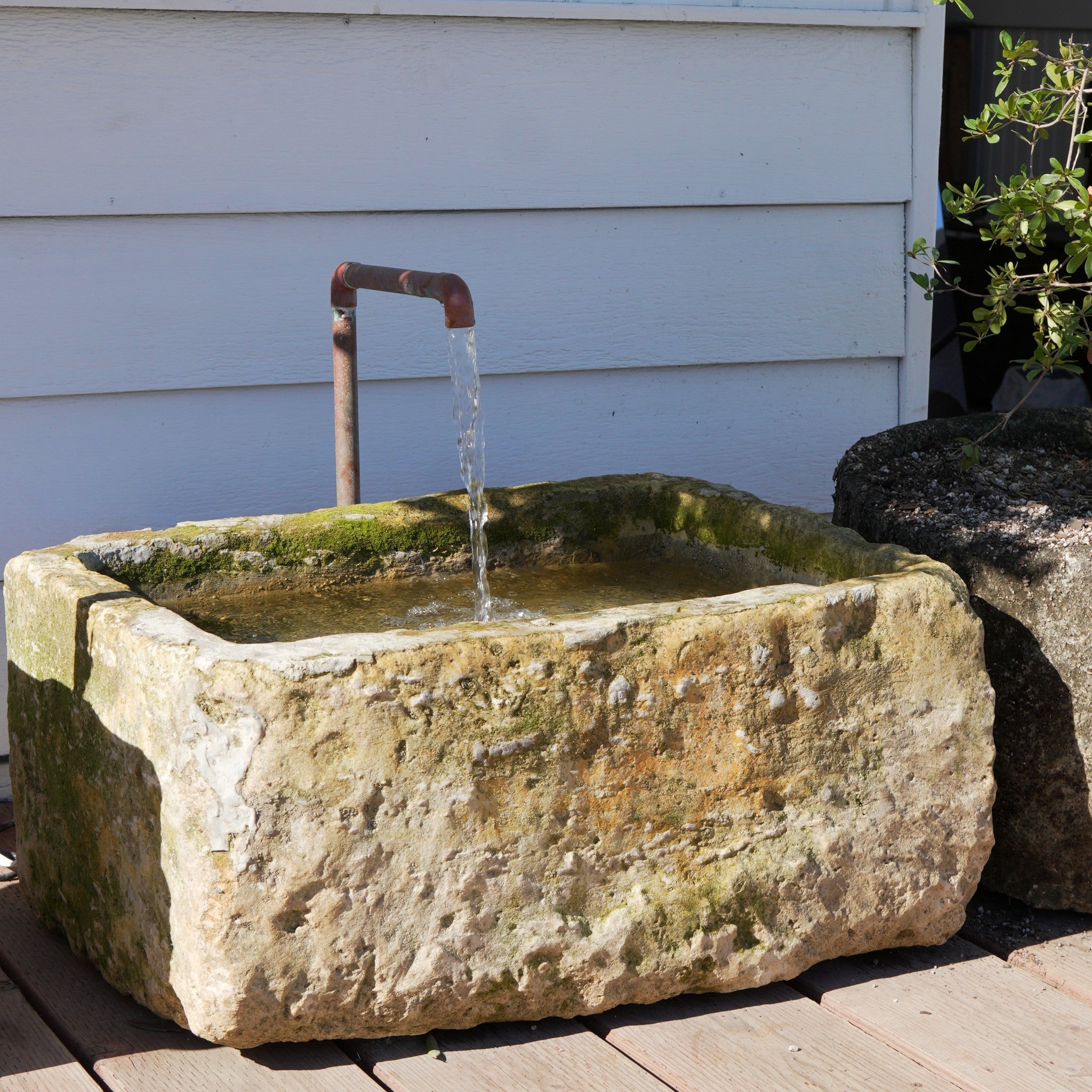 Antique Limestone Fountain - Trouvaille Imports