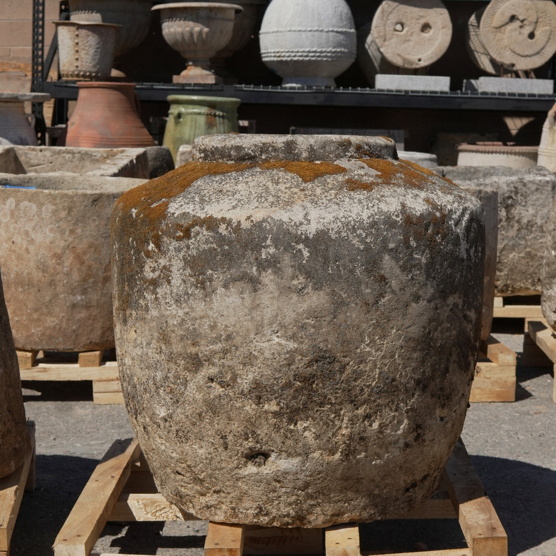 Antique Limestone Trough - Trouvaille Imports