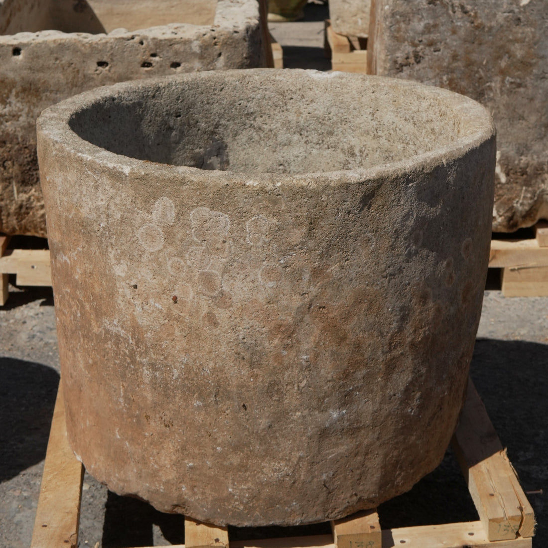 Antique Limestone Trough - Trouvaille Imports
